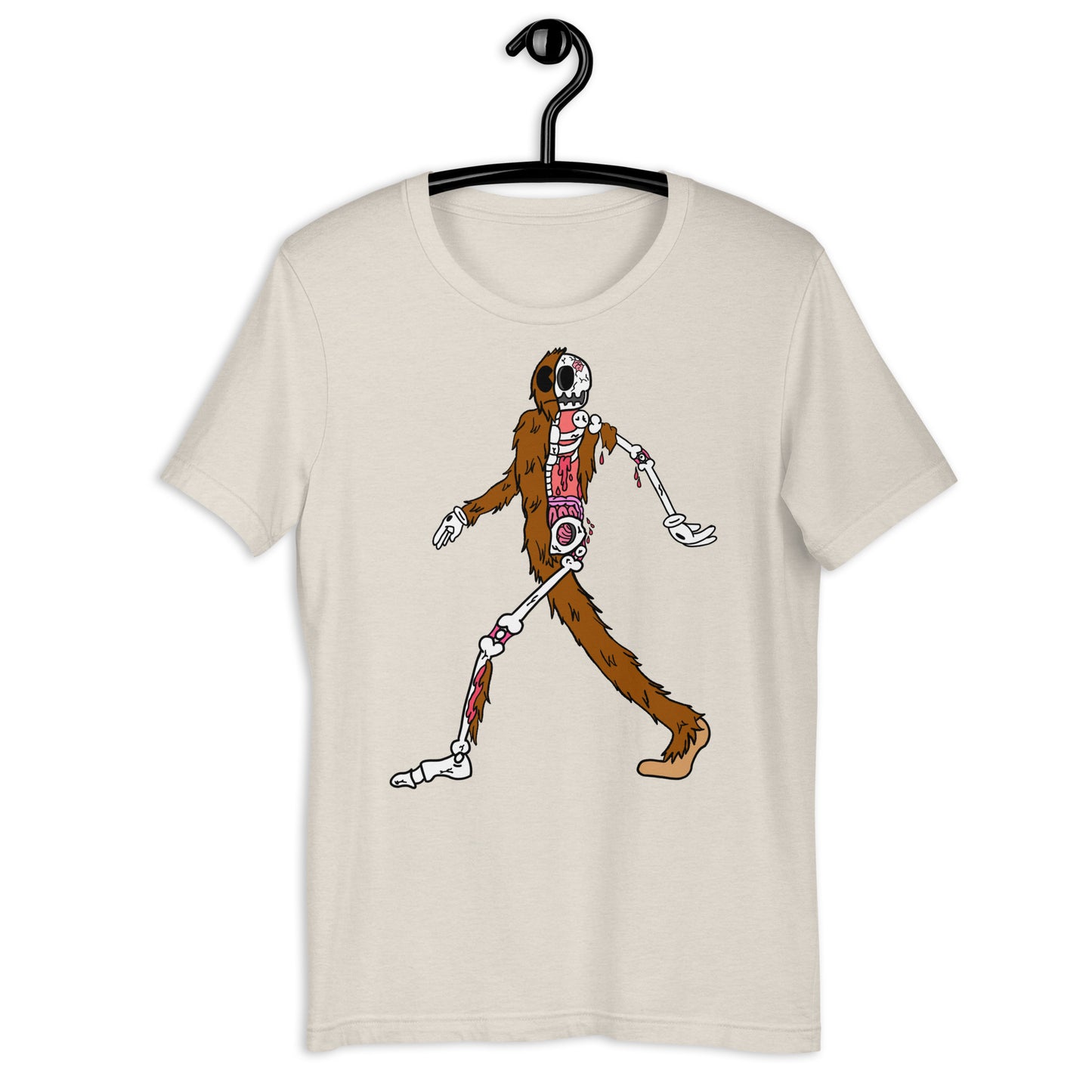 Walking Yeti - Unisex t-shirt