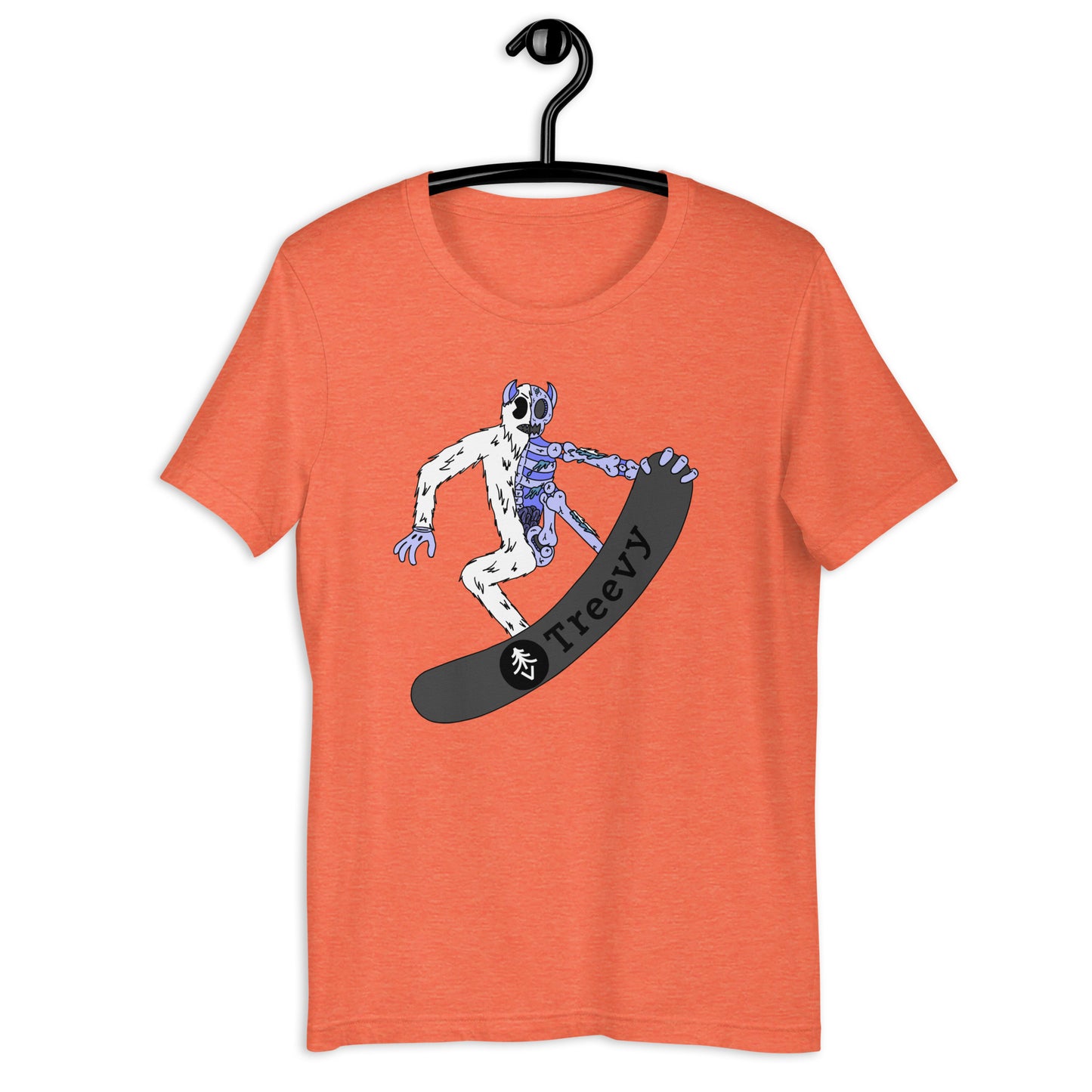 Snowboarding Yeti - Unisex t-shirt