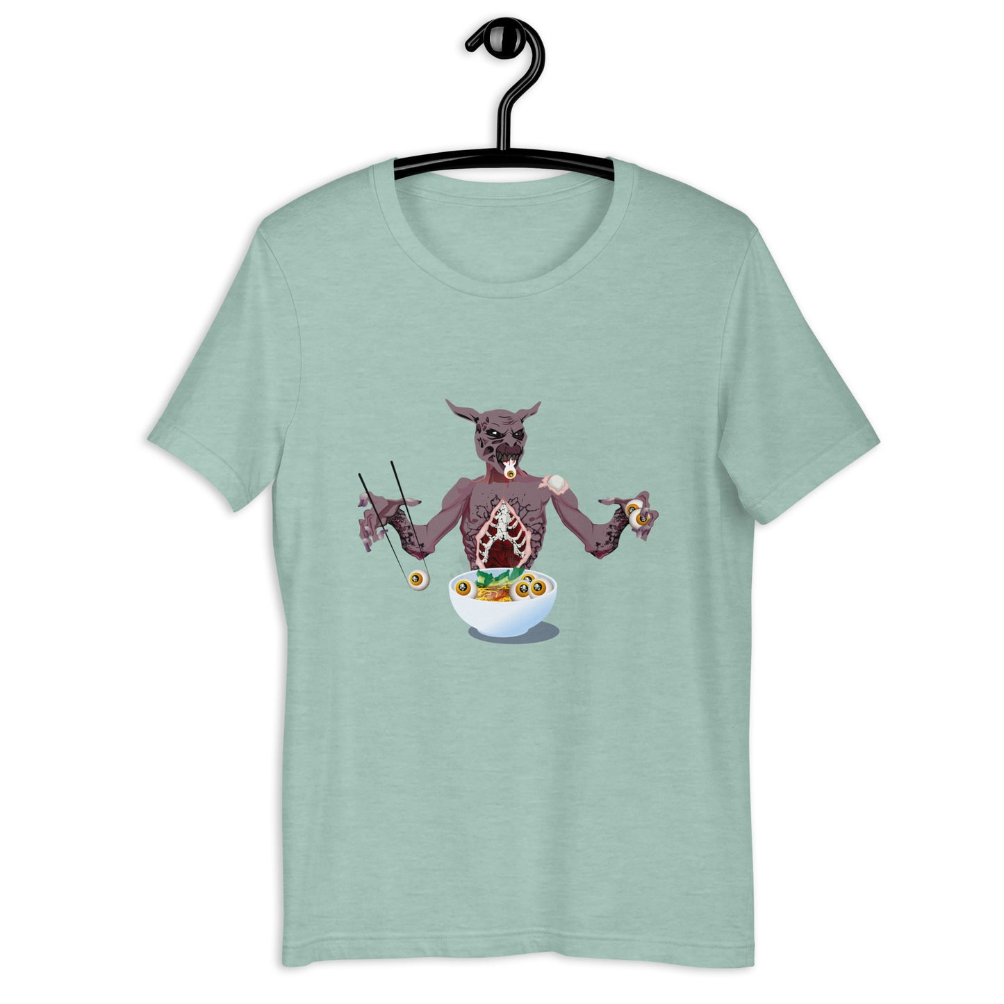 Eyeball Eating Monster - Unisex t-shirt