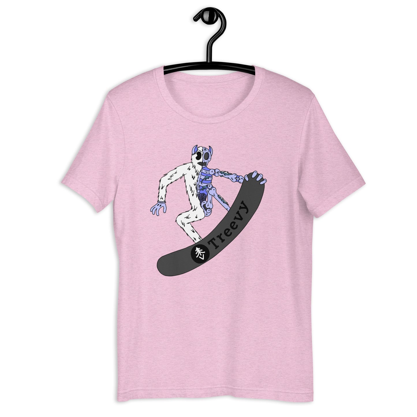 Snowboarding Yeti - Unisex t-shirt