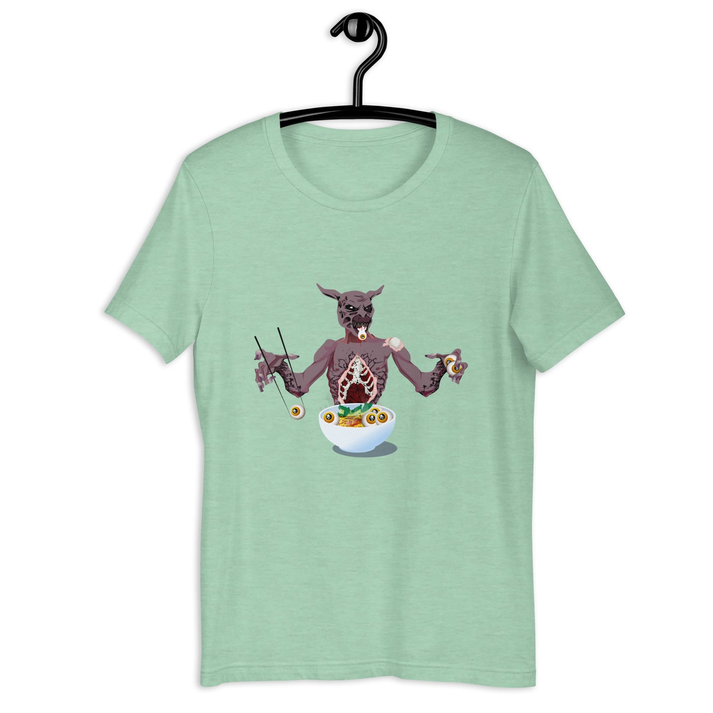 Eyeball Eating Monster - Unisex t-shirt