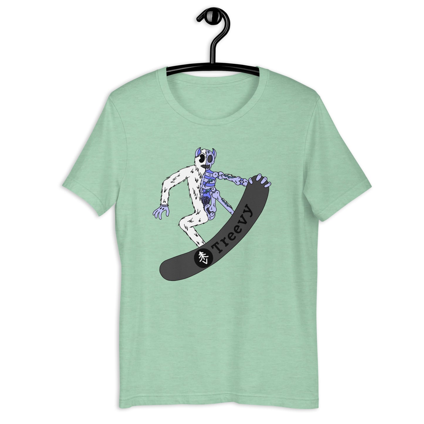 Snowboarding Yeti - Unisex t-shirt