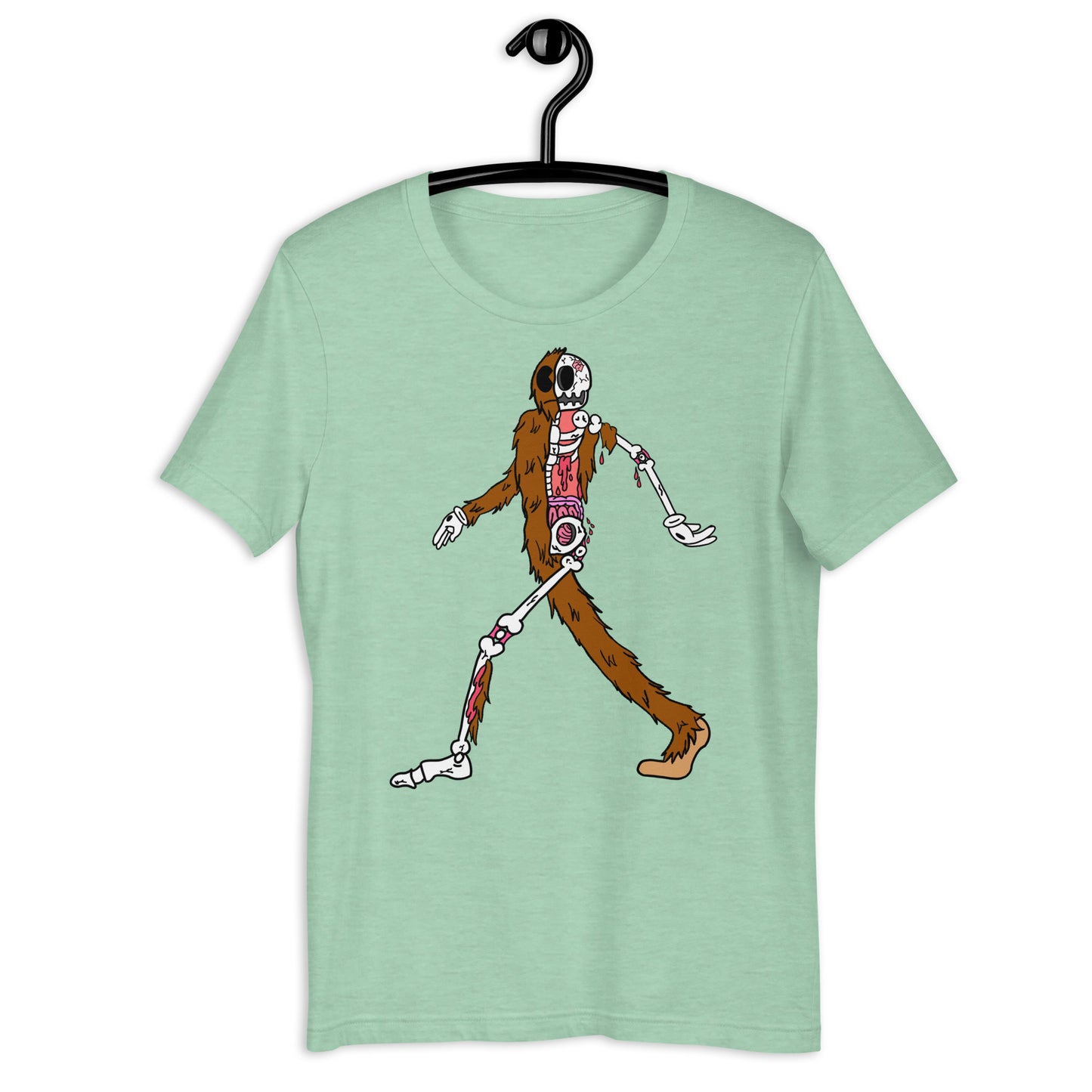 Walking Yeti - Unisex t-shirt