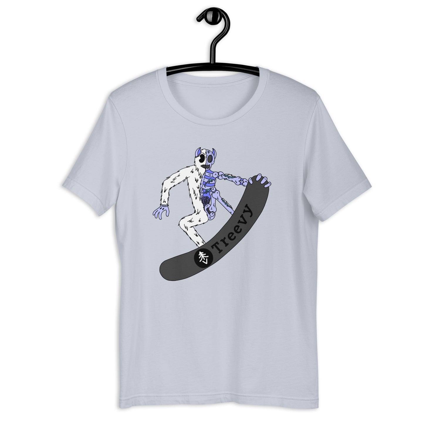Snowboarding Yeti - Unisex t-shirt
