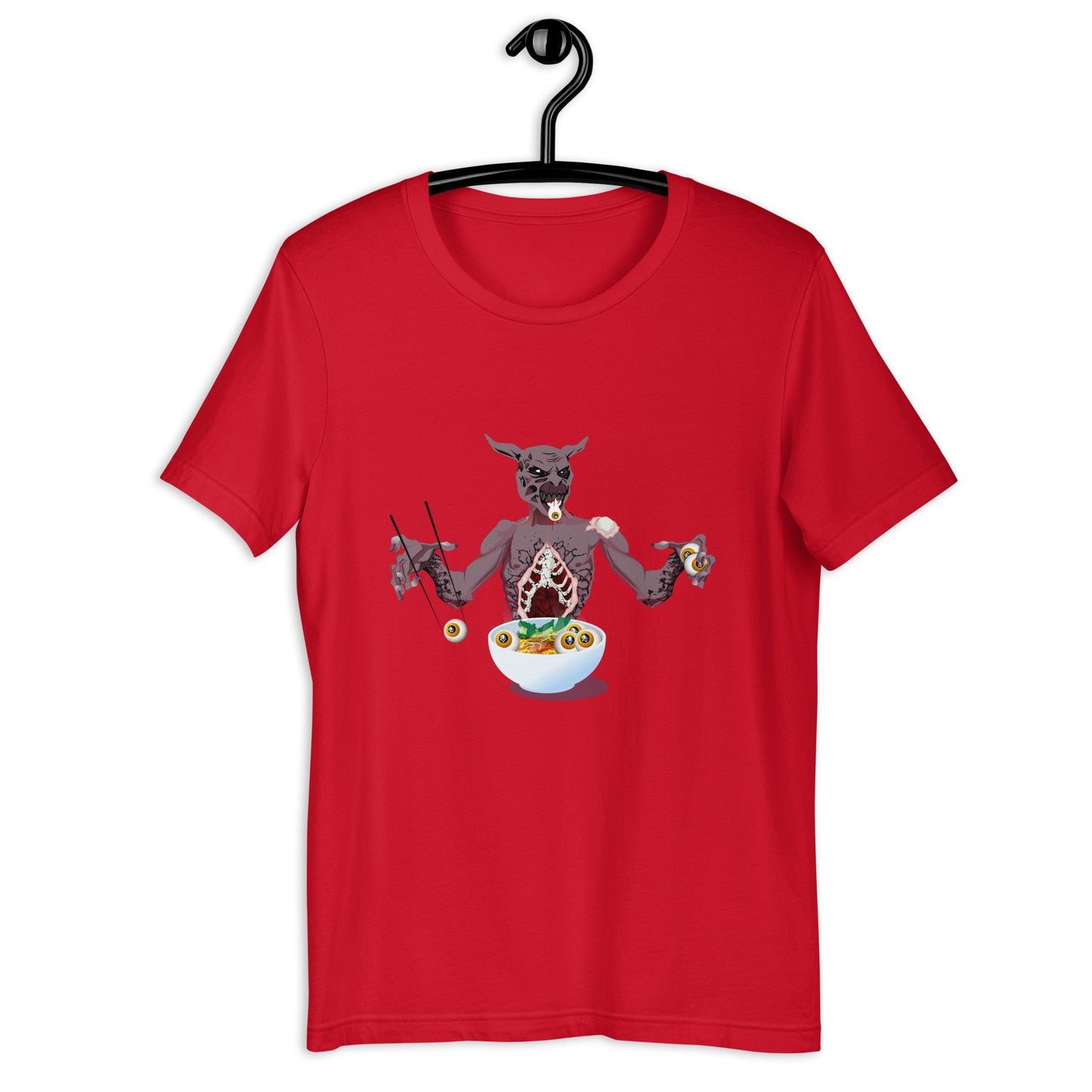 Eyeball Eating Monster - Unisex t-shirt