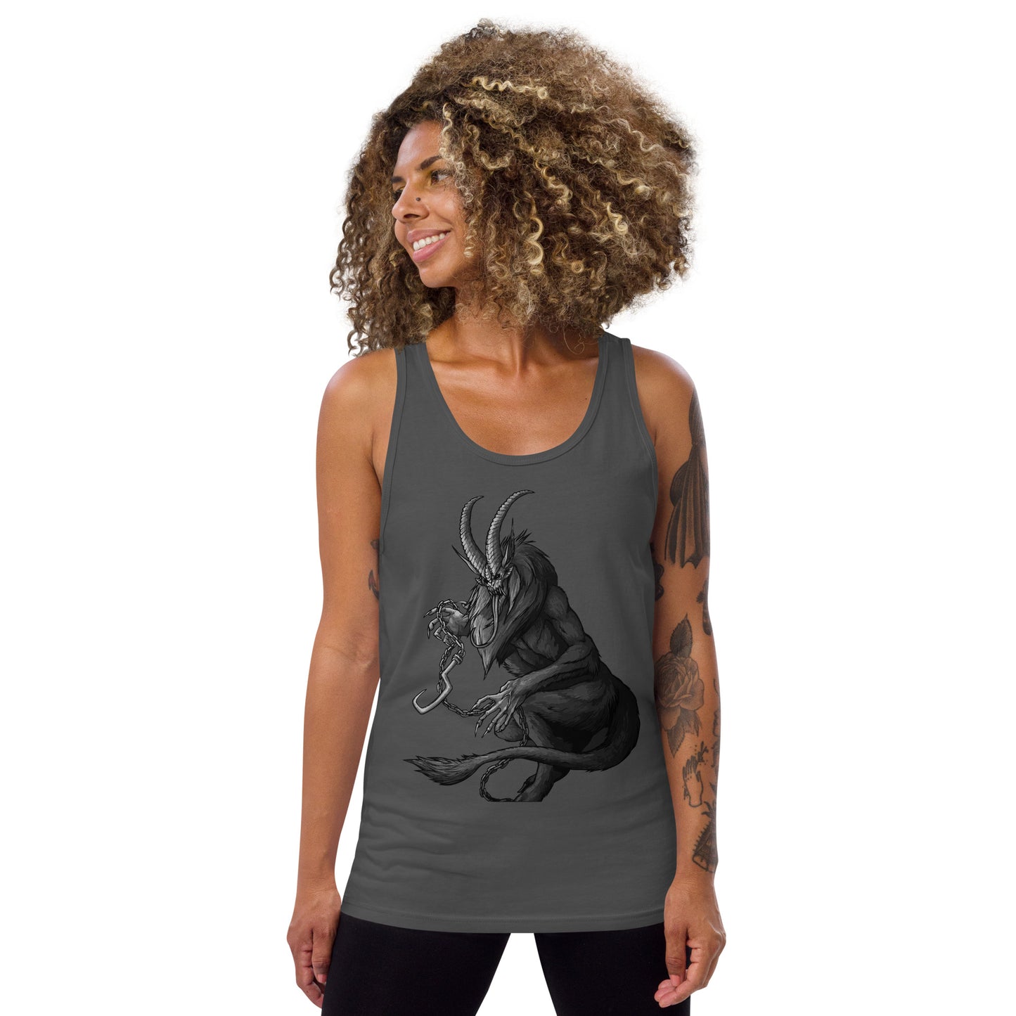 Krampus (B&W) - Unisex Tank Top