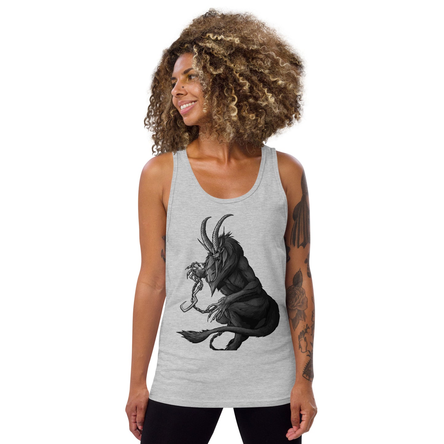 Krampus (B&W) - Unisex Tank Top
