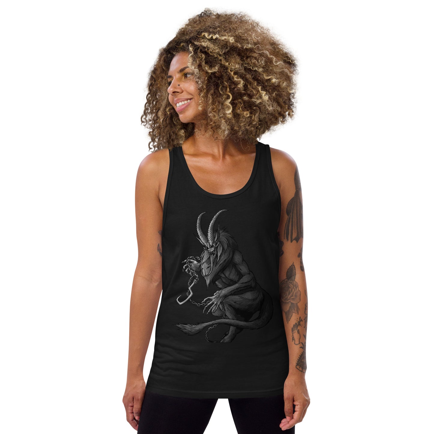 Krampus (B&W) - Unisex Tank Top