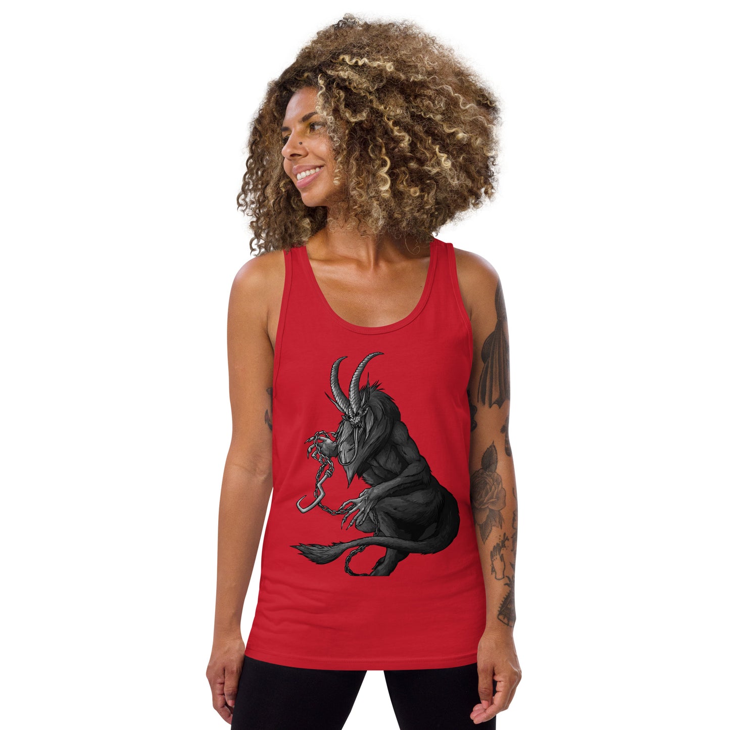 Krampus (B&W) - Unisex Tank Top