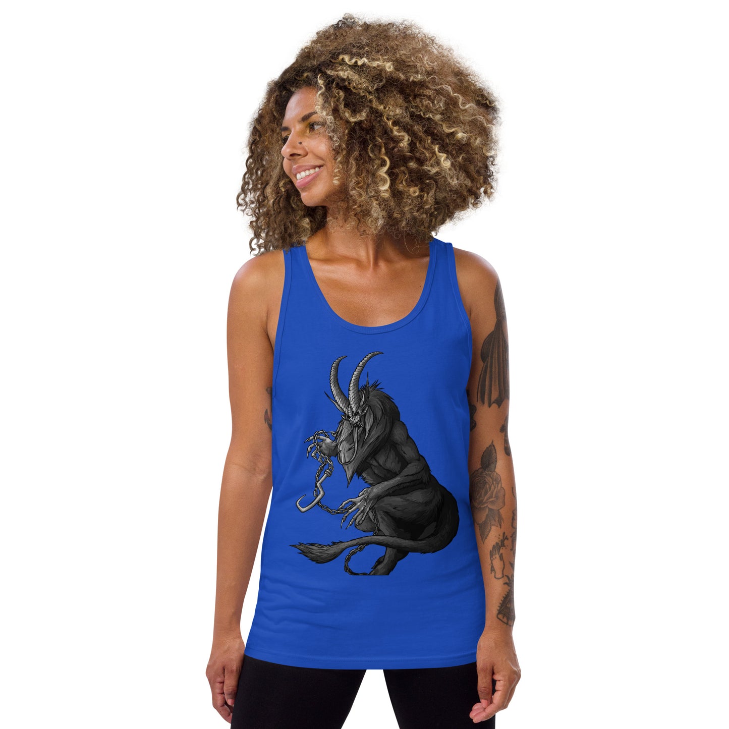 Krampus (B&W) - Unisex Tank Top