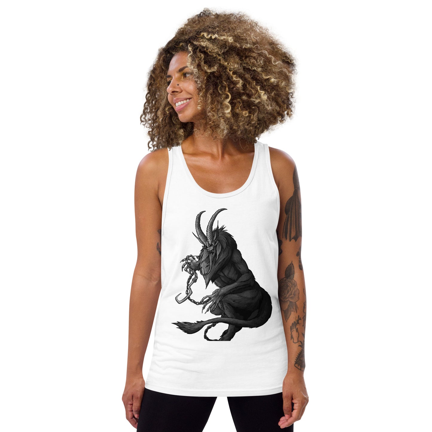 Krampus (B&W) - Unisex Tank Top