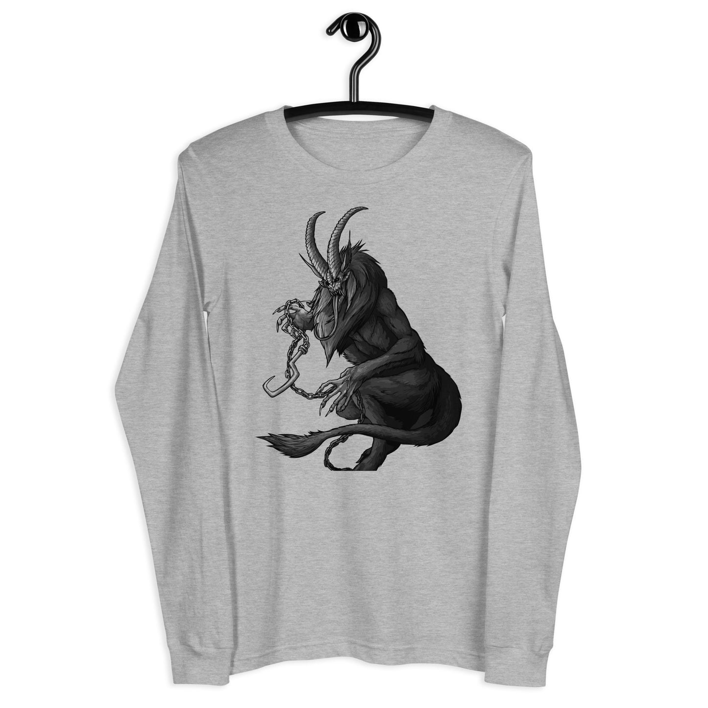 Krampus (B&W) - Unisex Long Sleeve Tee