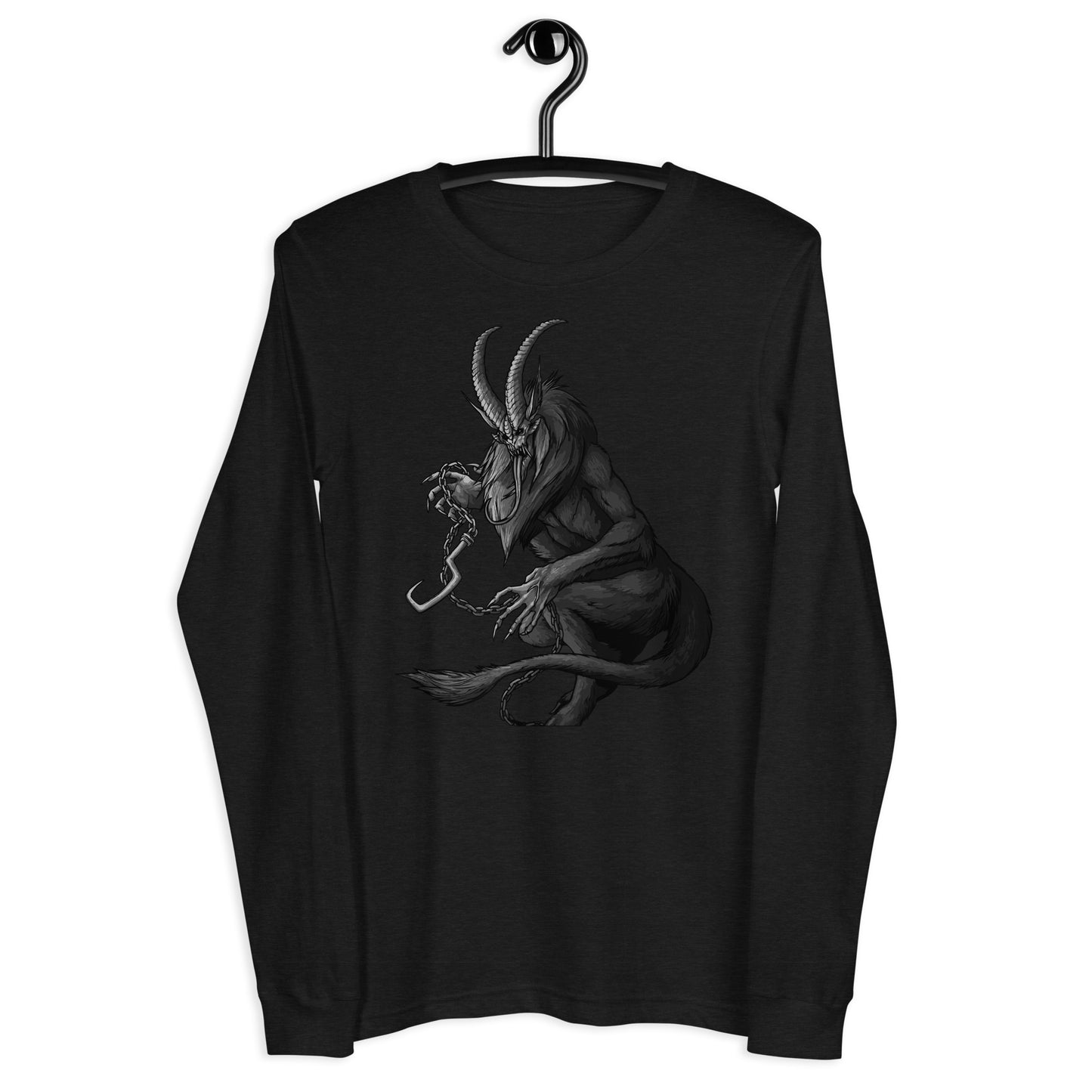 Krampus (B&W) - Unisex Long Sleeve Tee