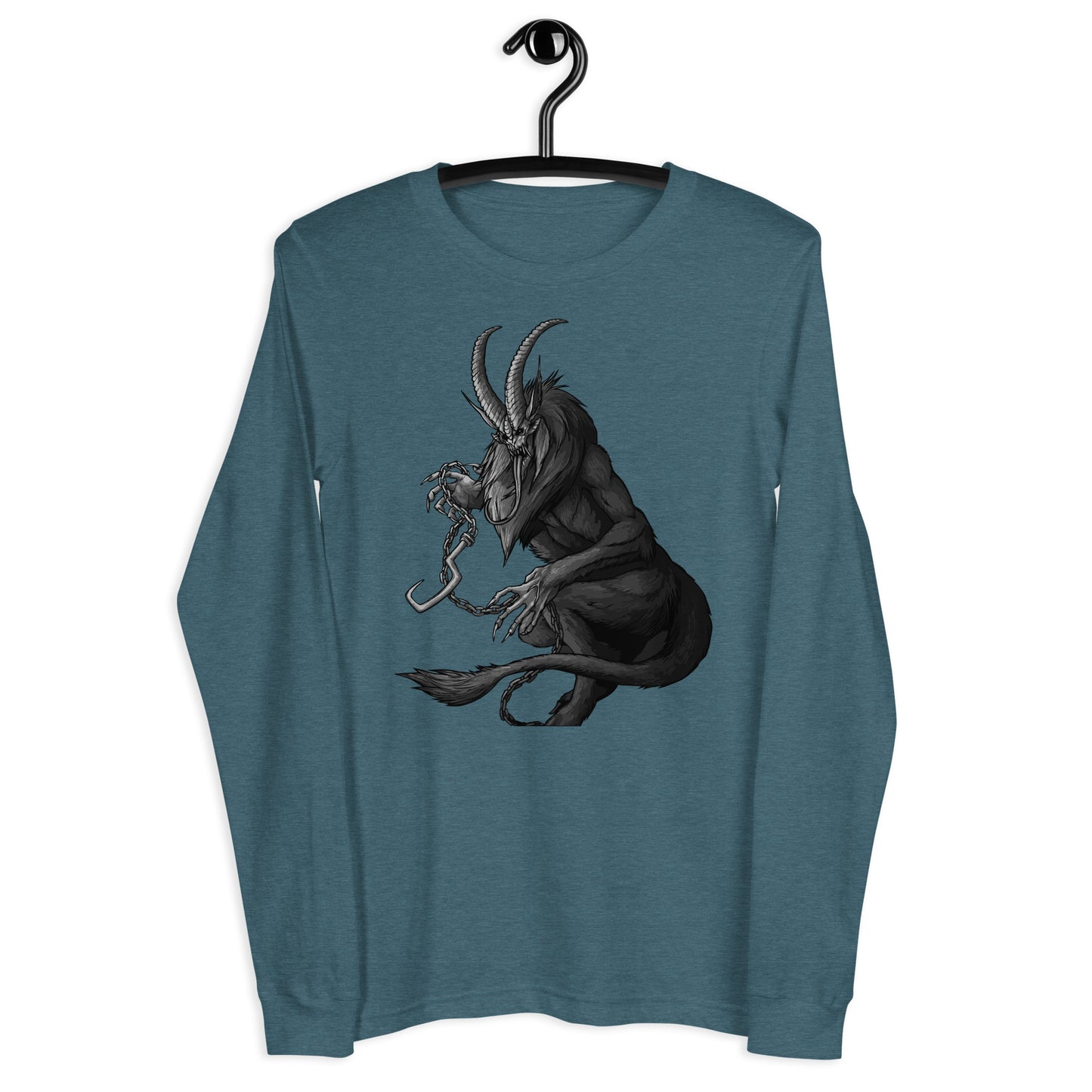 Krampus (B&W) - Unisex Long Sleeve Tee