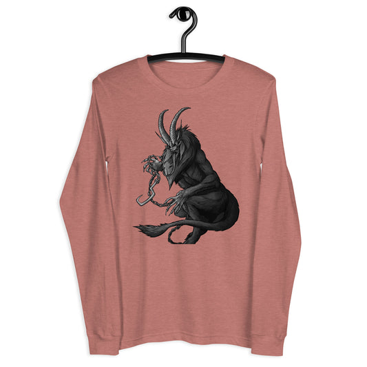 Krampus (B&W) - Unisex Long Sleeve Tee