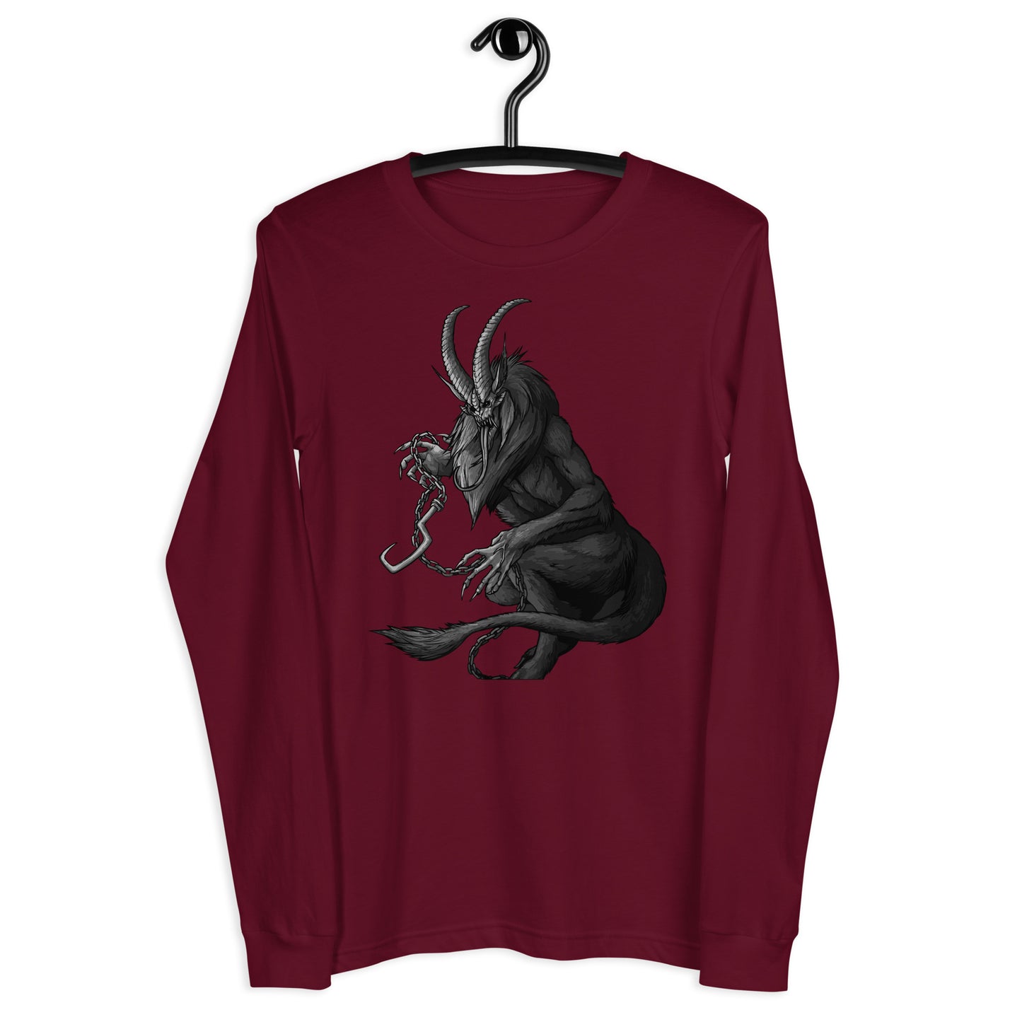 Krampus (B&W) - Unisex Long Sleeve Tee