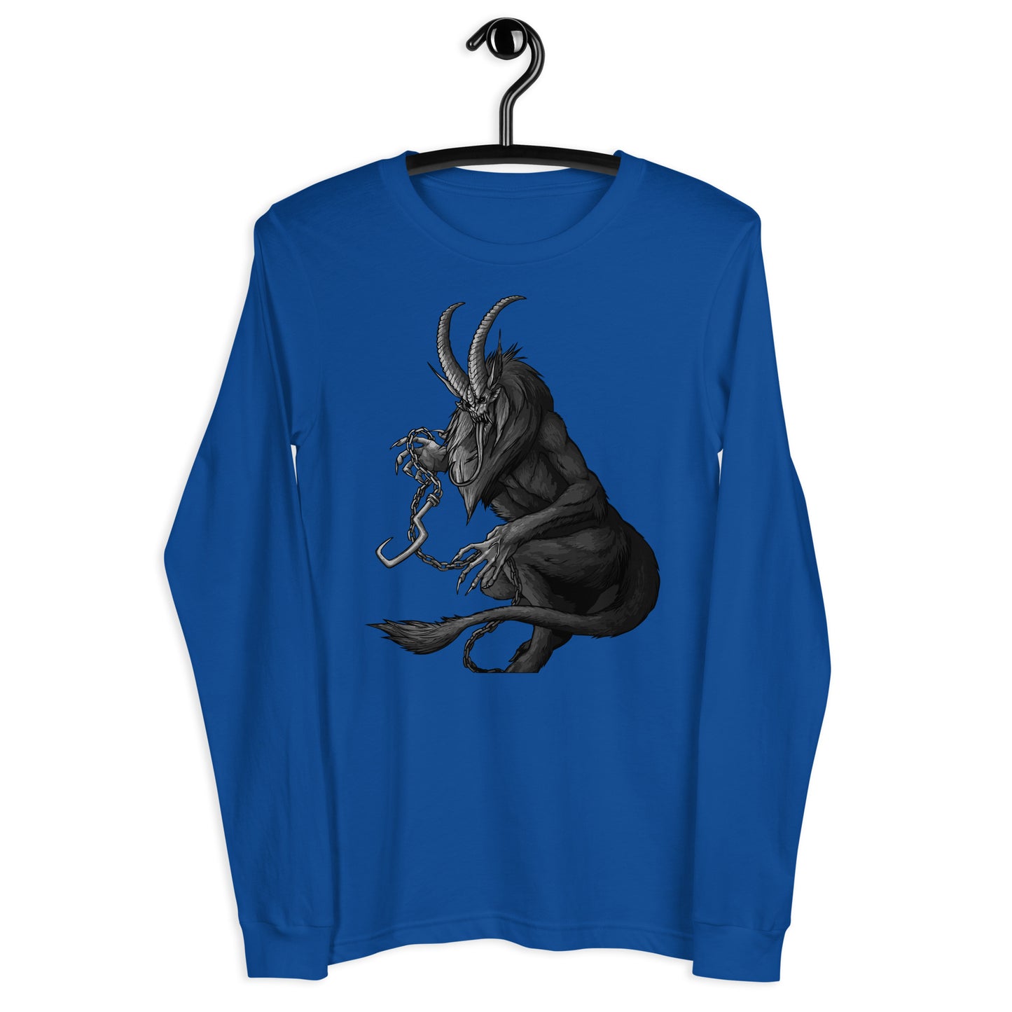 Krampus (B&W) - Unisex Long Sleeve Tee