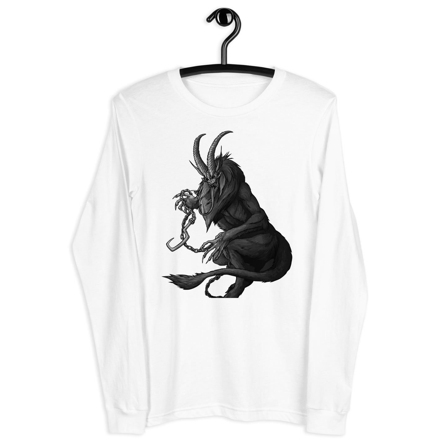 Krampus (B&W) - Unisex Long Sleeve Tee