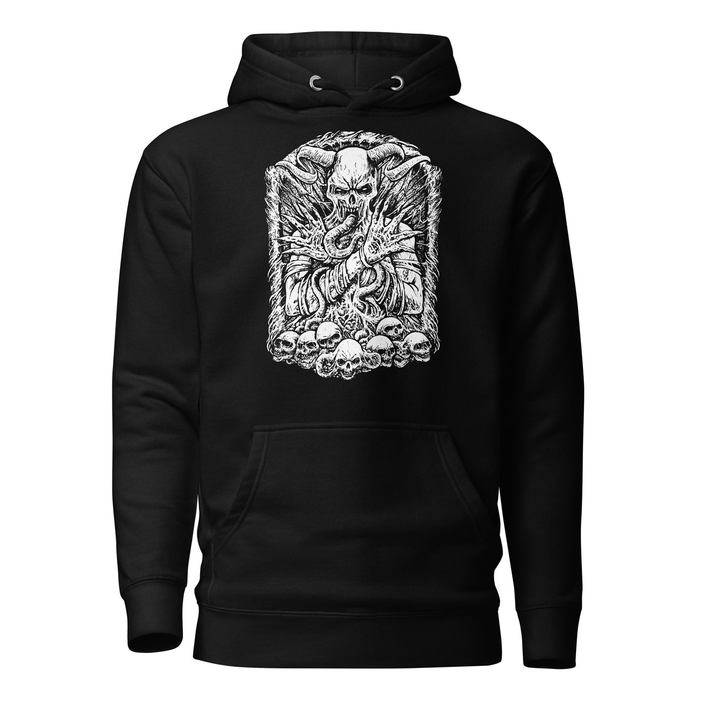 SINISTER (B&W ) - premium Unisex Hoodie (Design on Front)