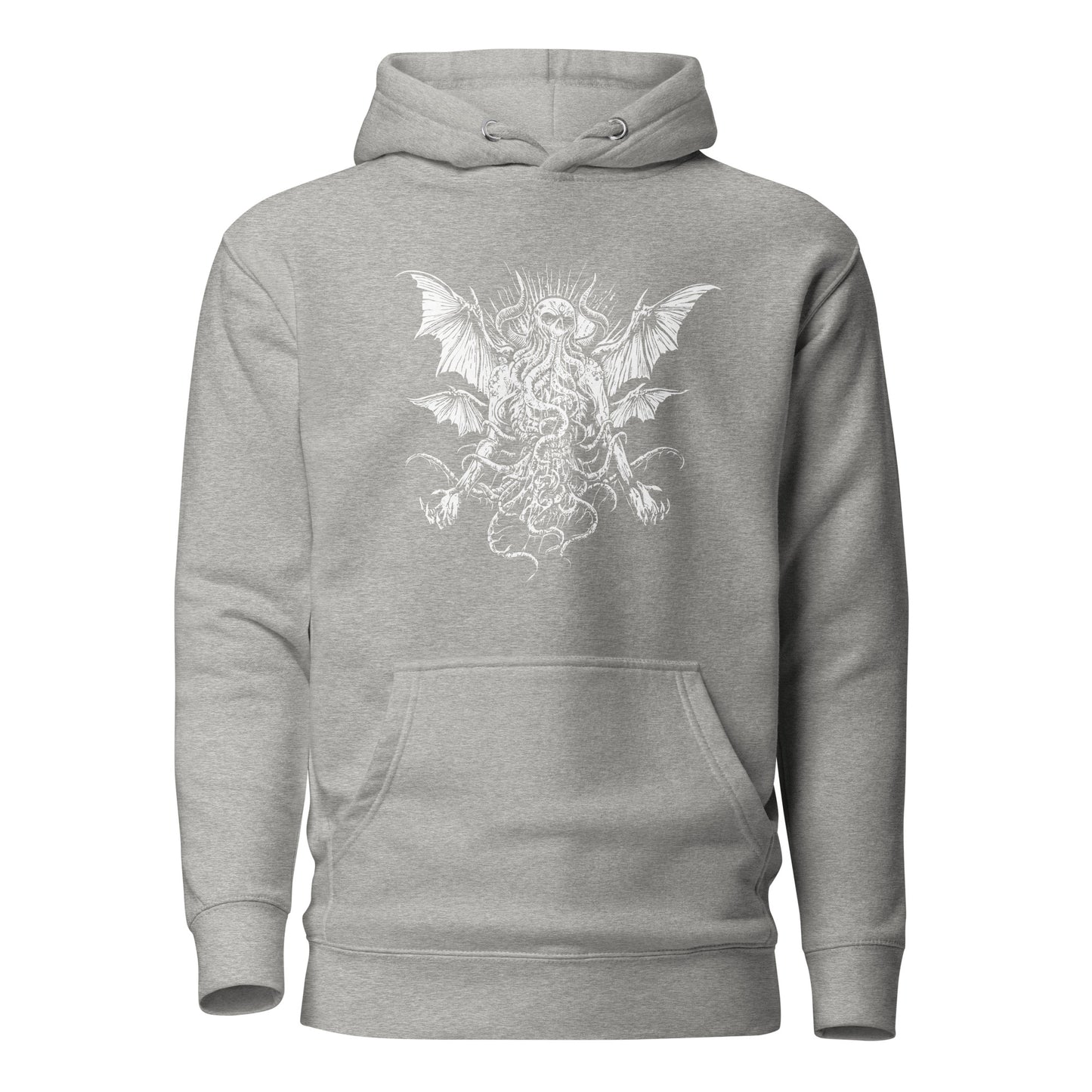 MENACING CTHULHU MONSTER - Premium Unisex Hoodie (design on the front)