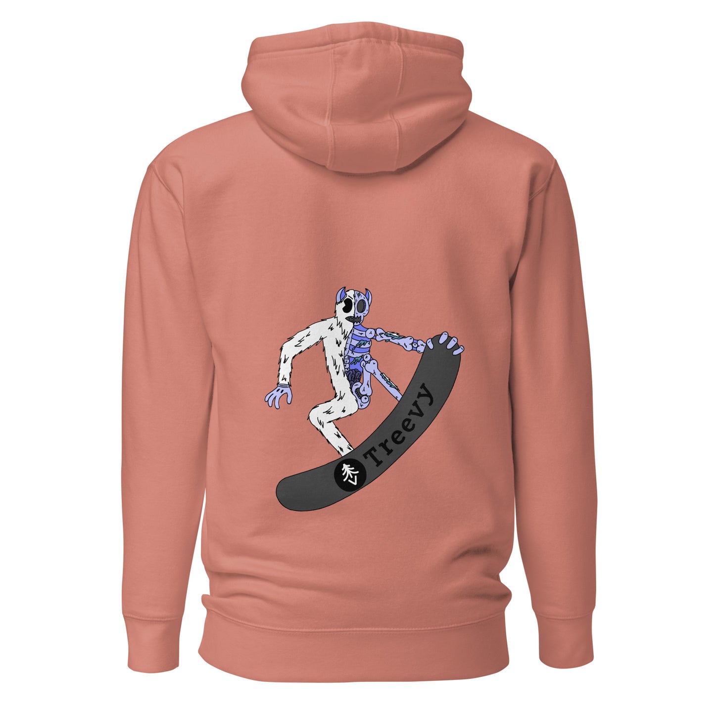 Snowboarding Yeti - Premium Unisex Pullover Hoodie