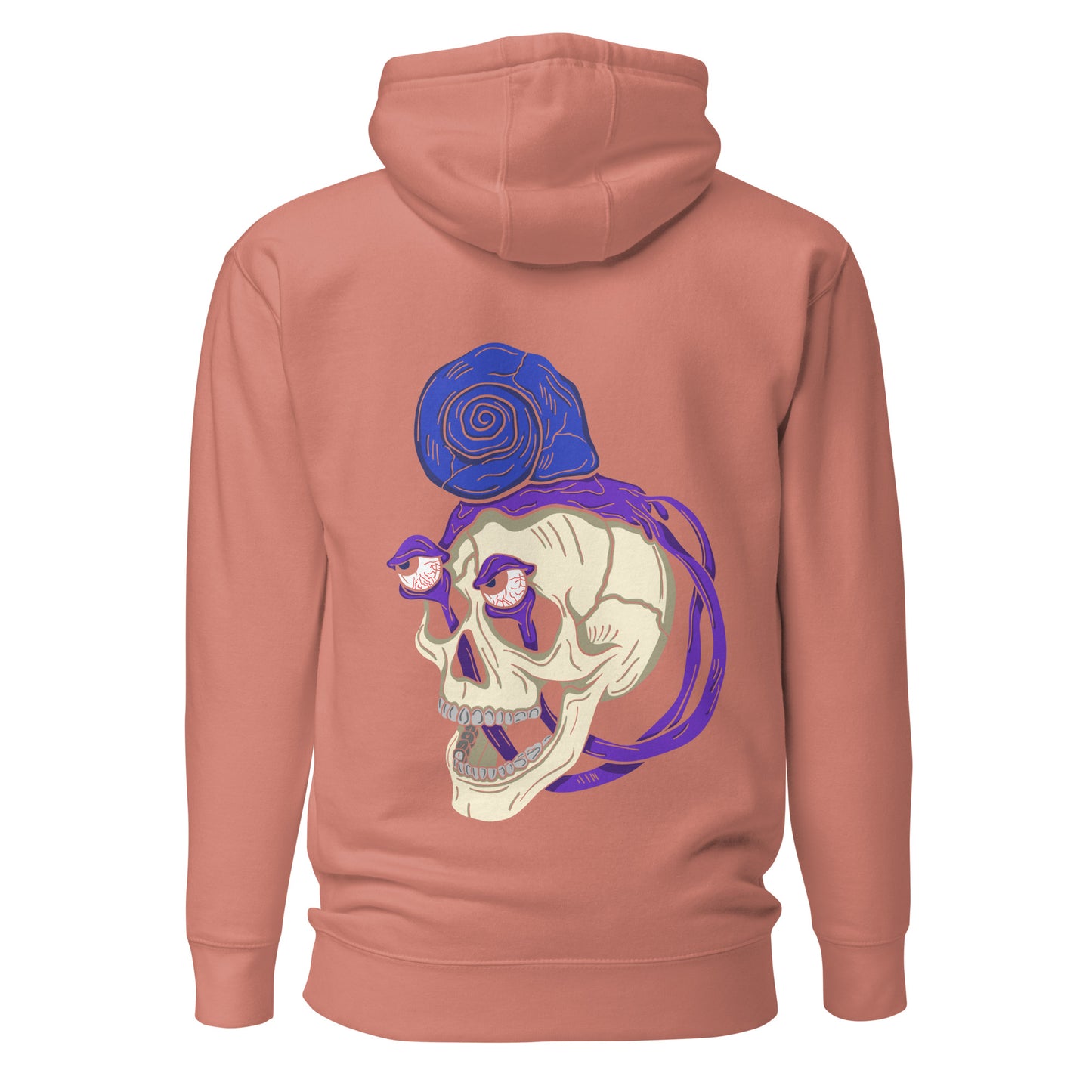 Treevy Snail Skull design - Premium Unisex Pullover Hoodie