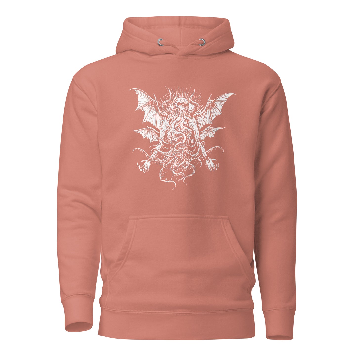 MENACING CTHULHU MONSTER - Premium Unisex Hoodie (design on the front)