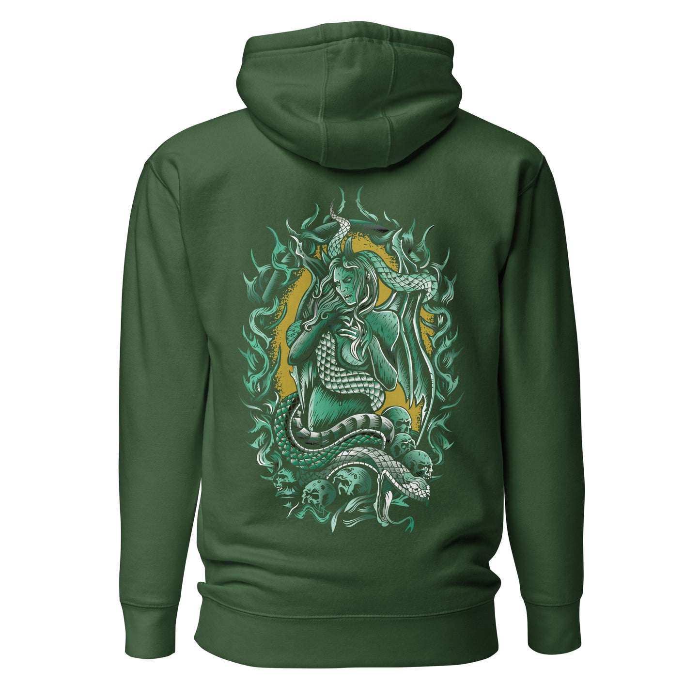 Medusa - Premium Unisex Hoodie (Design on the Back)