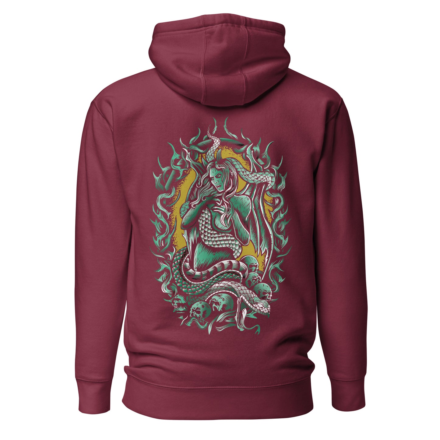Medusa - Premium Unisex Hoodie (Design on the Back)