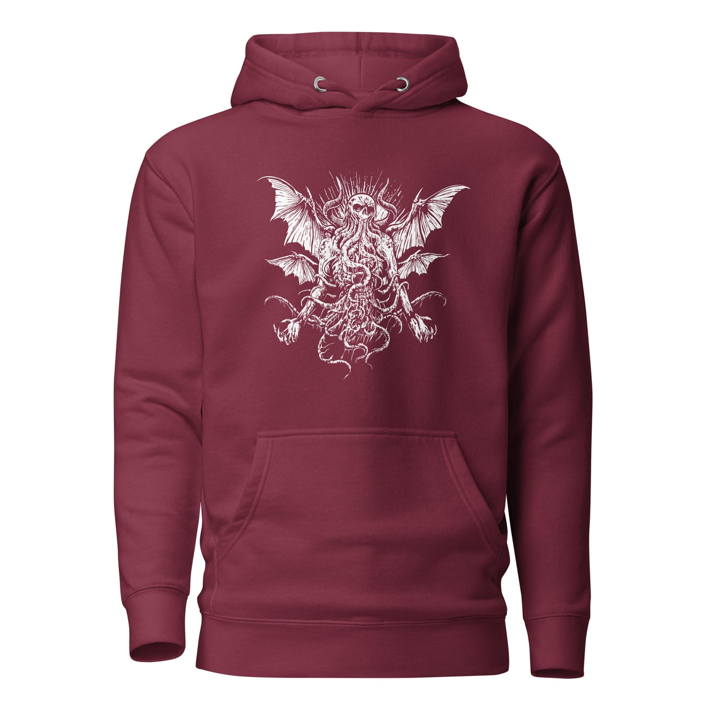 MENACING CTHULHU MONSTER - Premium Unisex Hoodie (design on the front)