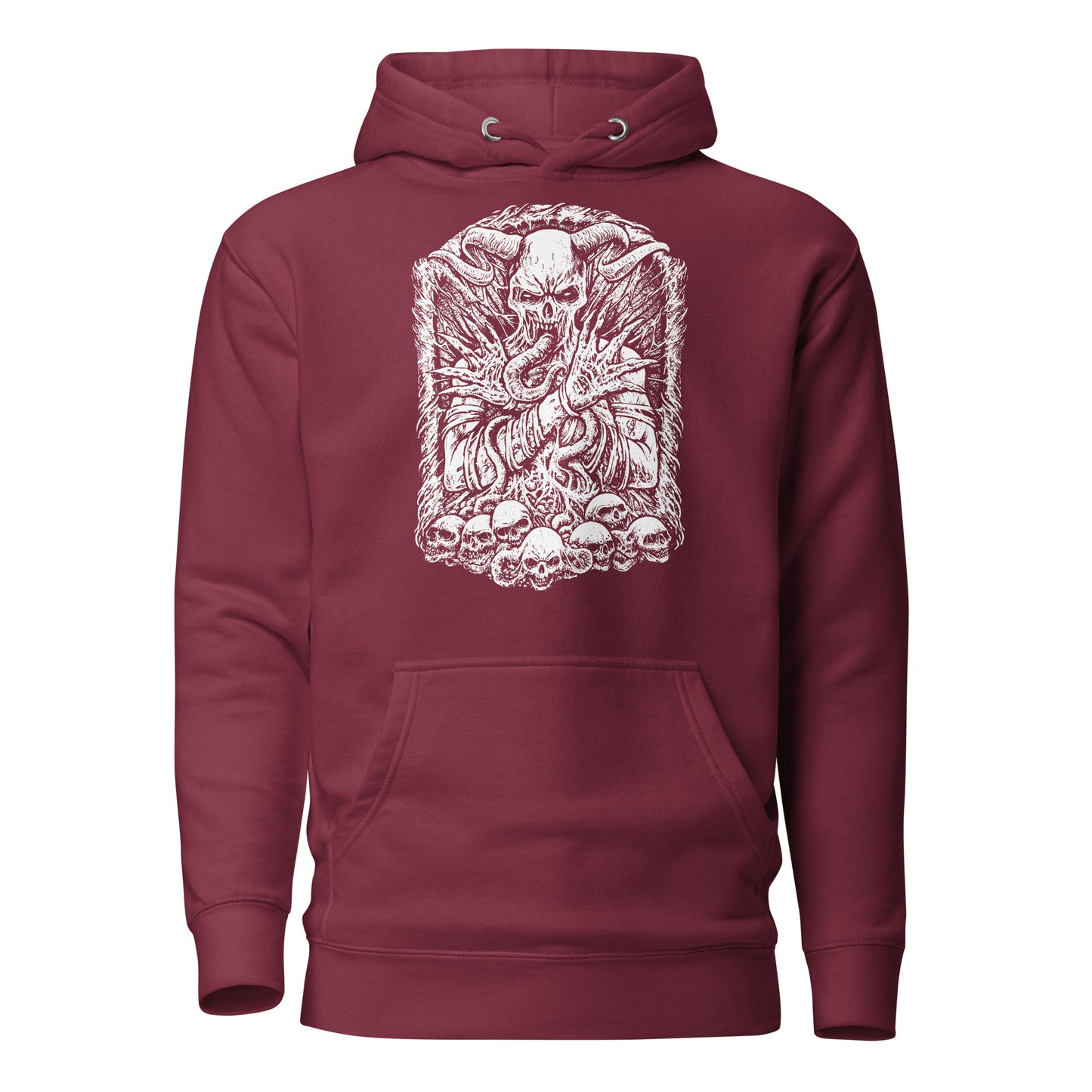 SINISTER (B&W ) - premium Unisex Hoodie (Design on Front)