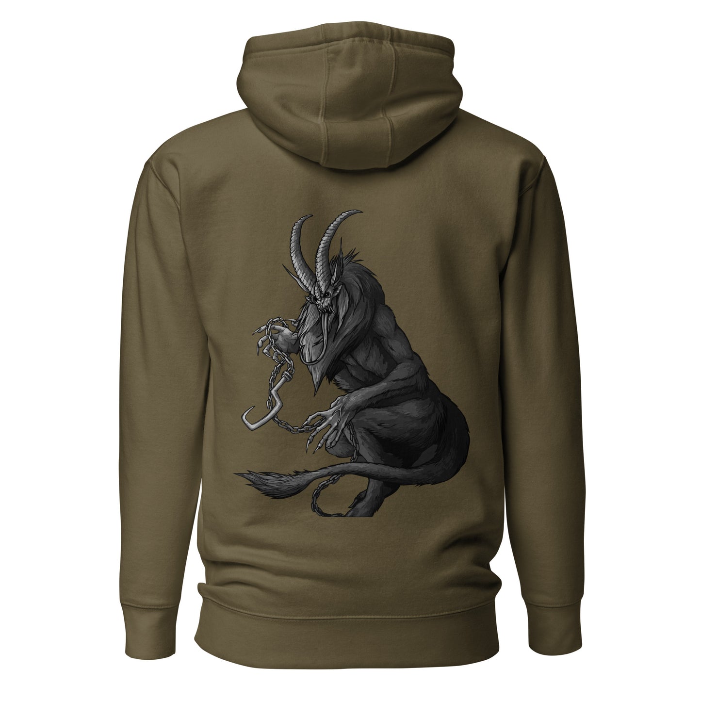 Krampus (B&W) - Premium Unisex Hoodie