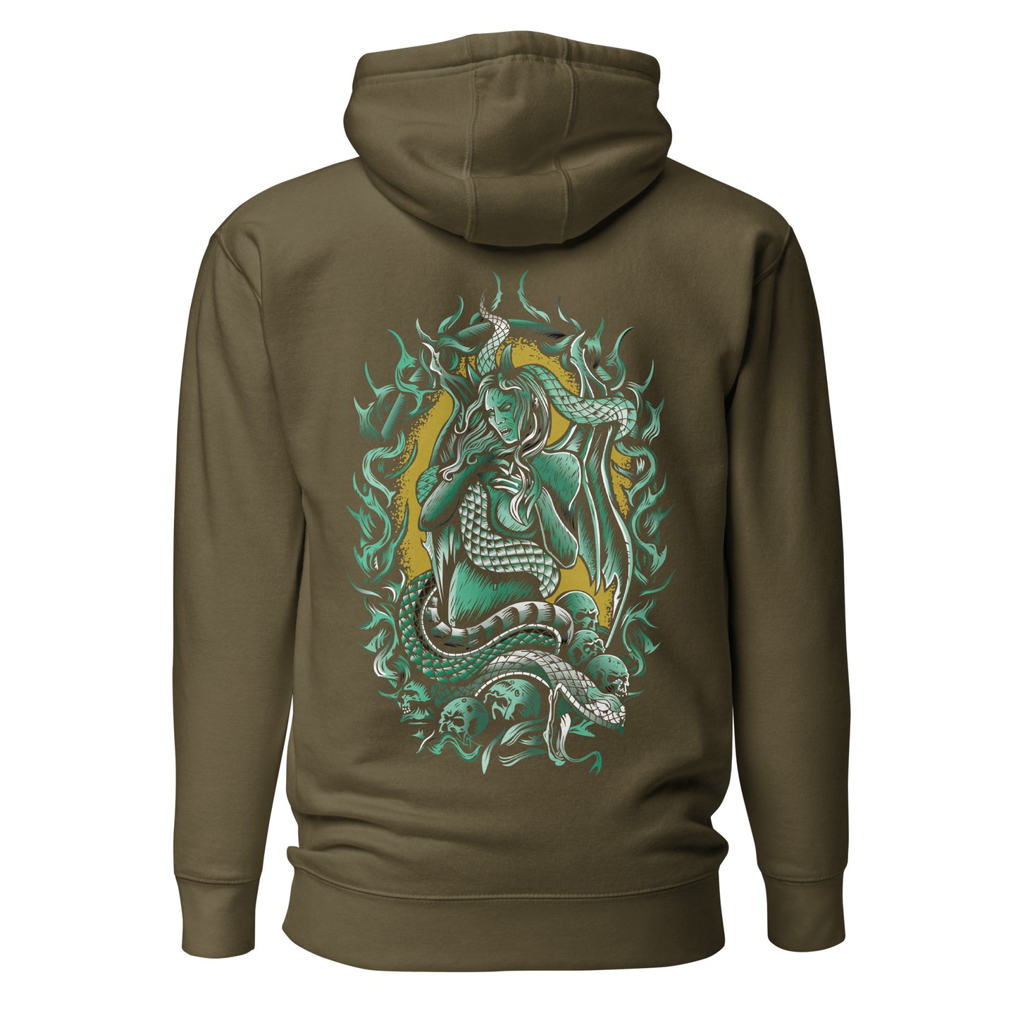 Medusa - Premium Unisex Hoodie (Design on the Back)
