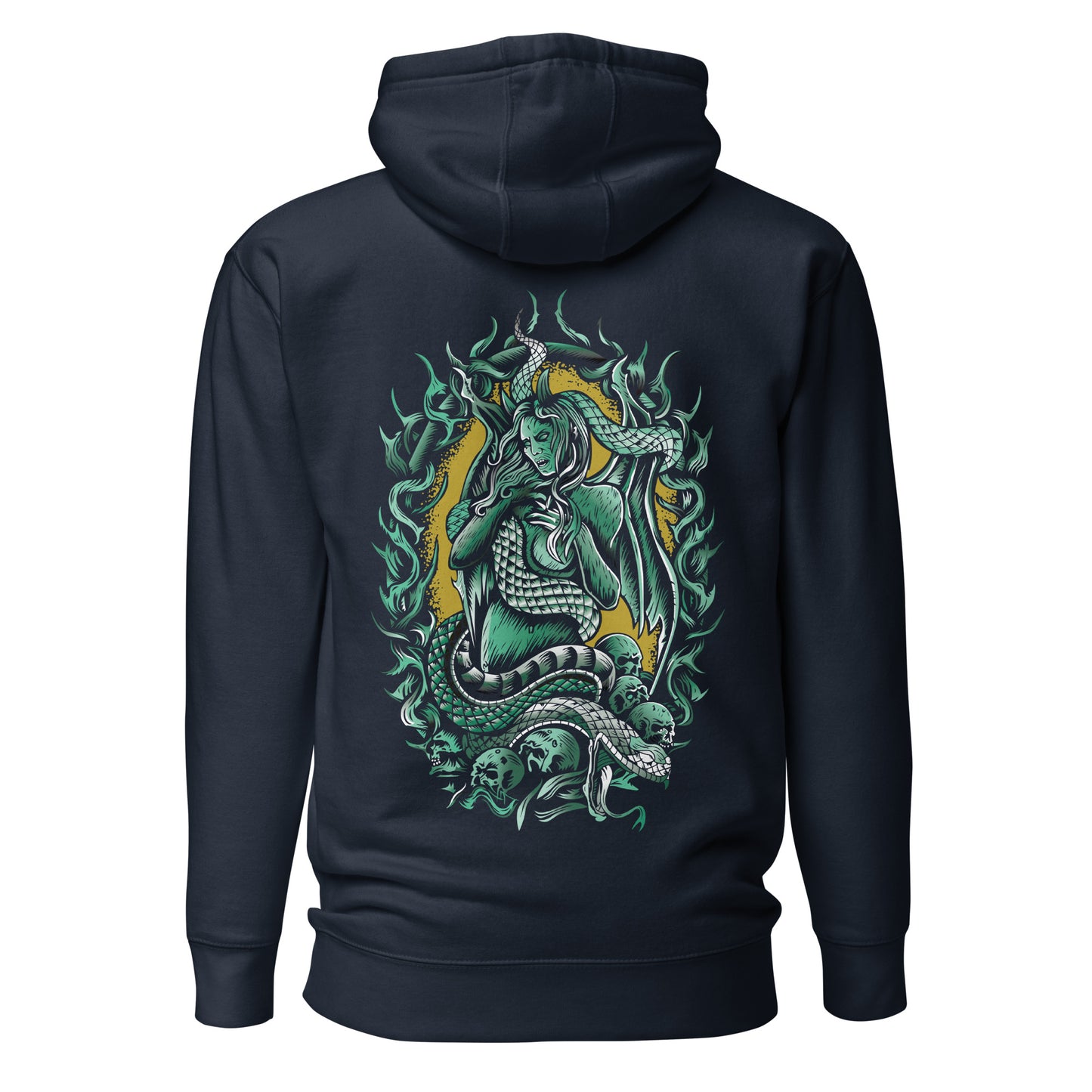 Medusa - Premium Unisex Hoodie (Design on the Back)