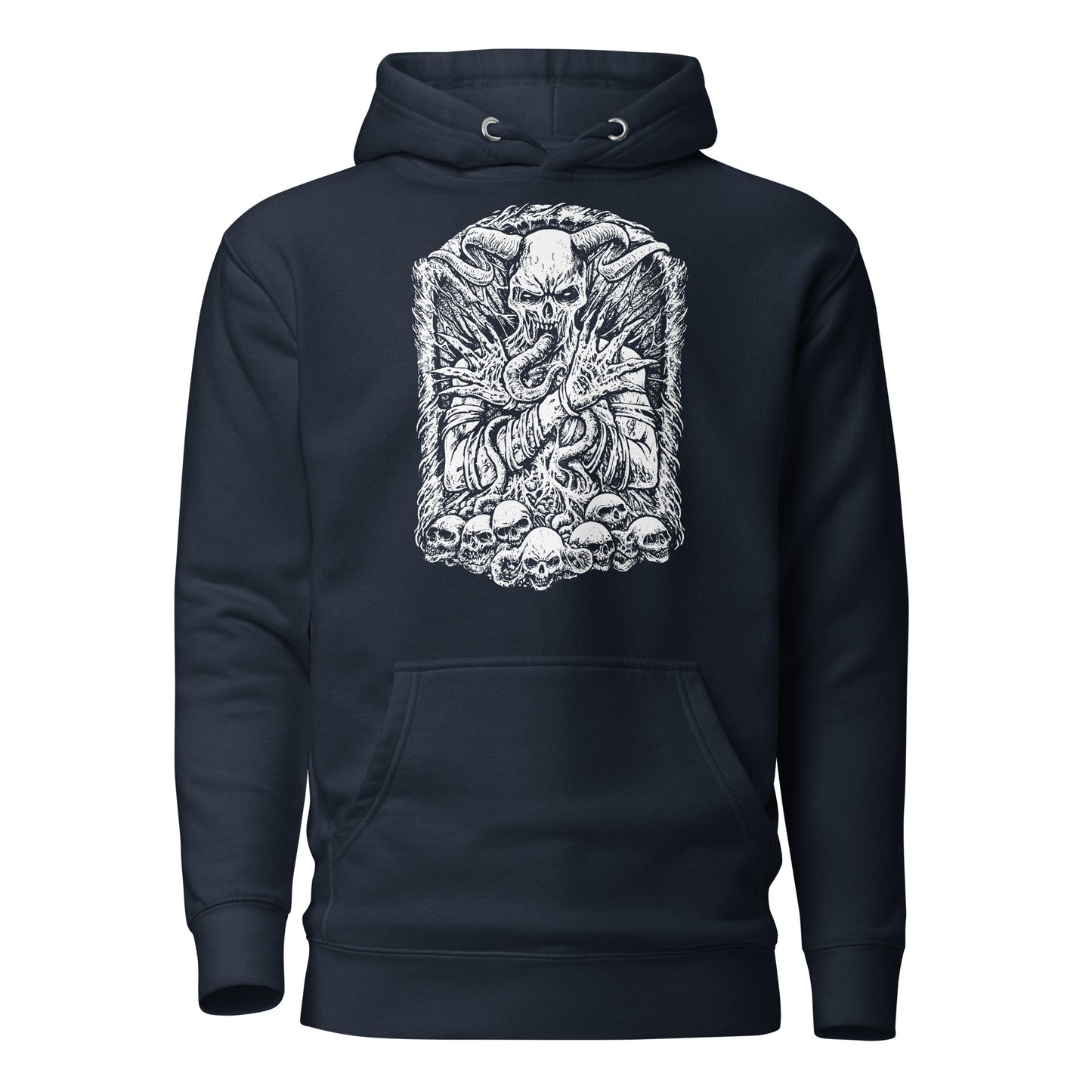 SINISTER (B&W ) - premium Unisex Hoodie (Design on Front)