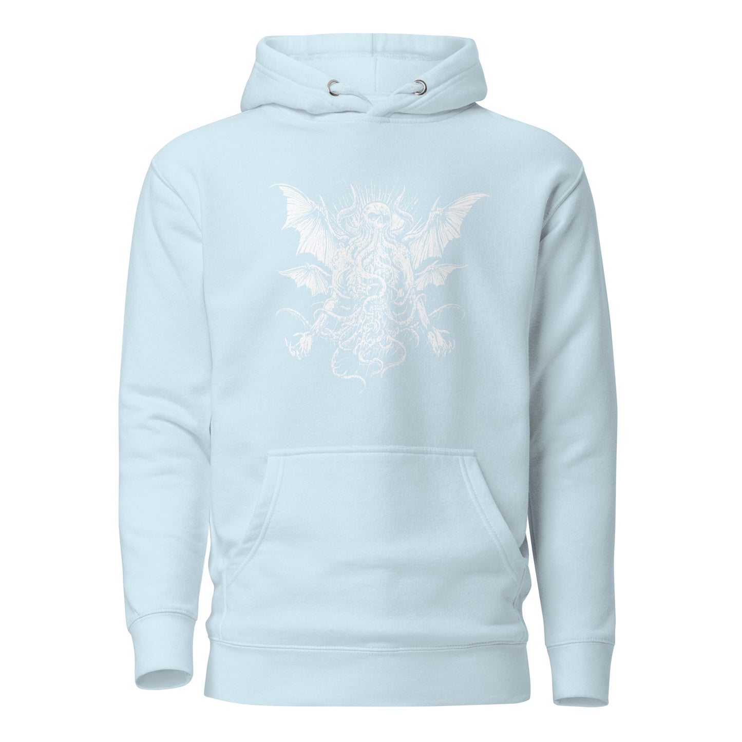 MENACING CTHULHU MONSTER - Premium Unisex Hoodie (design on the front)