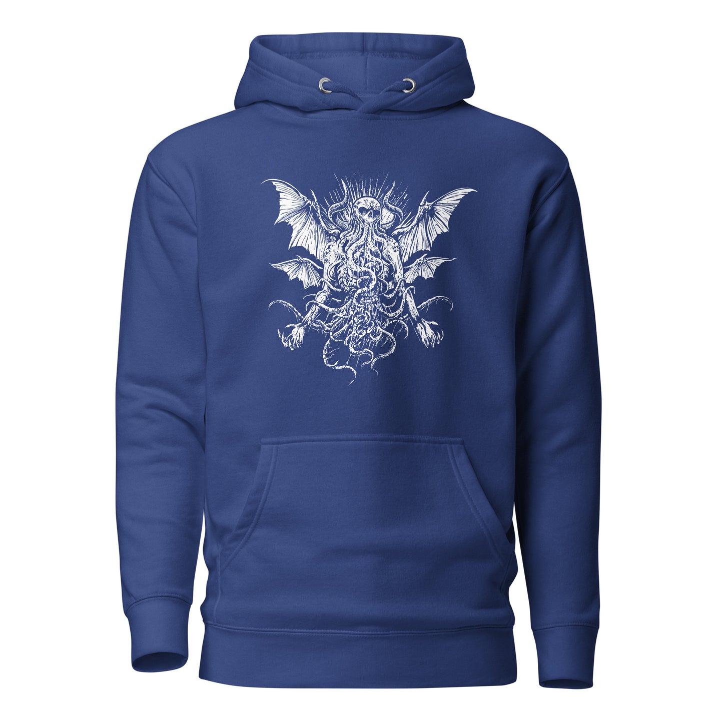 MENACING CTHULHU MONSTER - Premium Unisex Hoodie (design on the front)