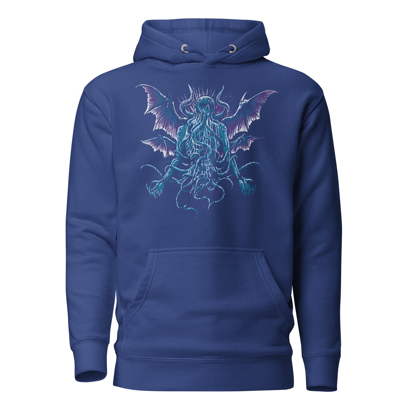 MENACING CTHULHU MONSTER - Premium Unisex Hoodie (Design on Front)