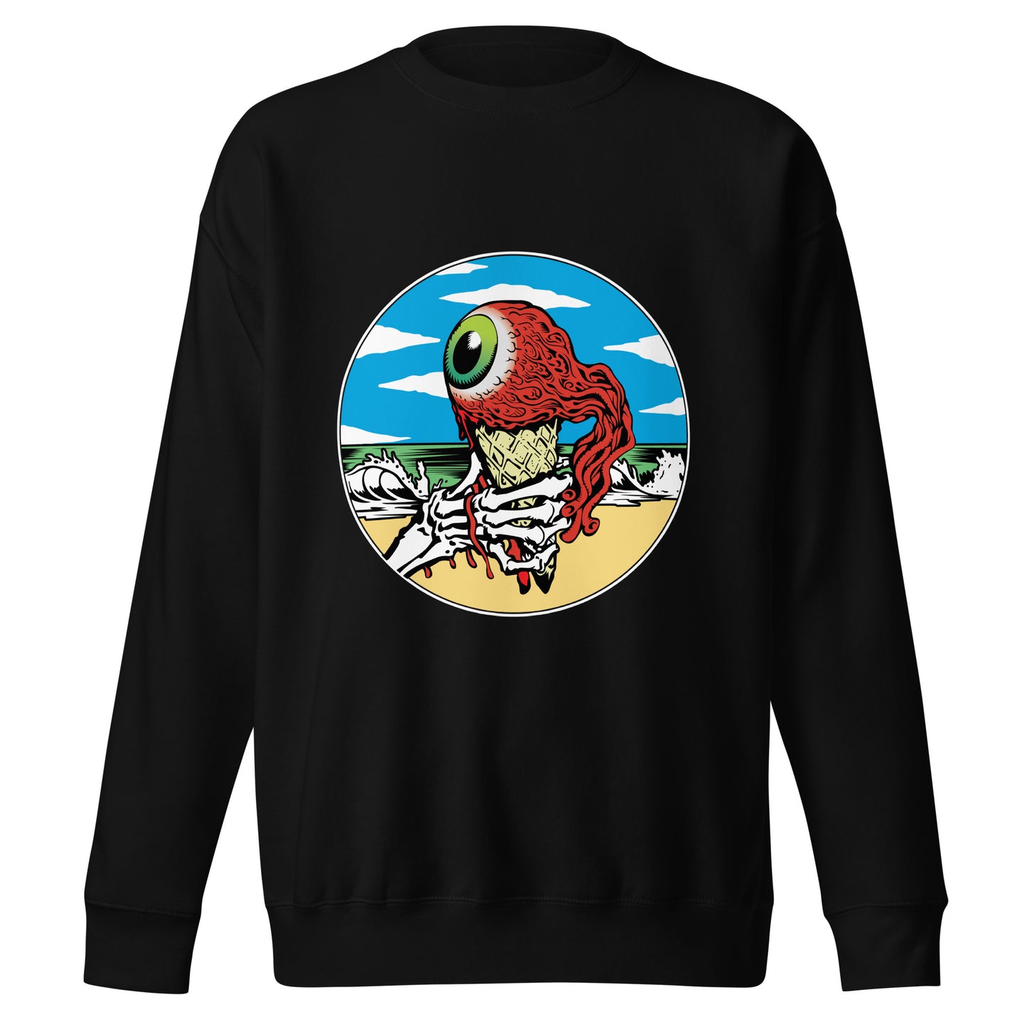 Cone Eye - Premium Unisex Crewneck Sweatshirt