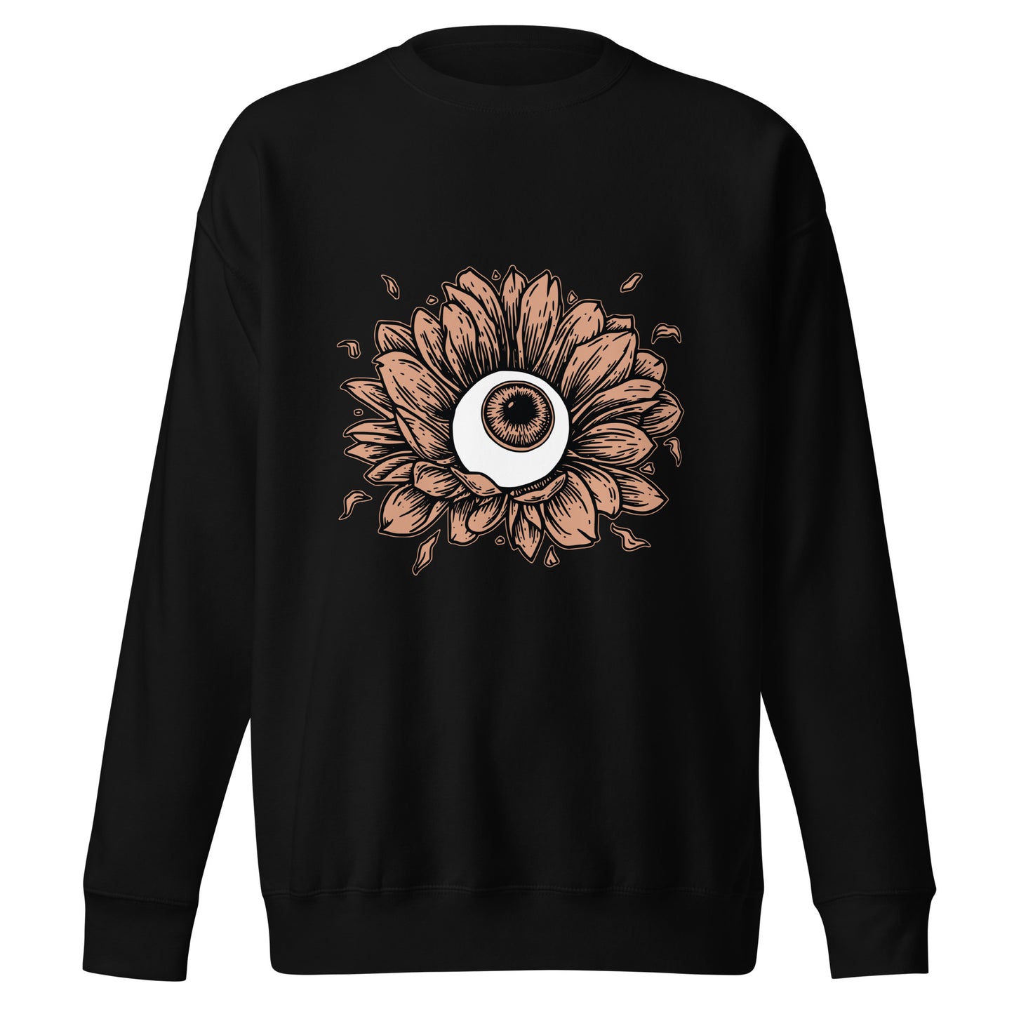 Cornea flower - Premium Unisex Crewneck Sweatshirt