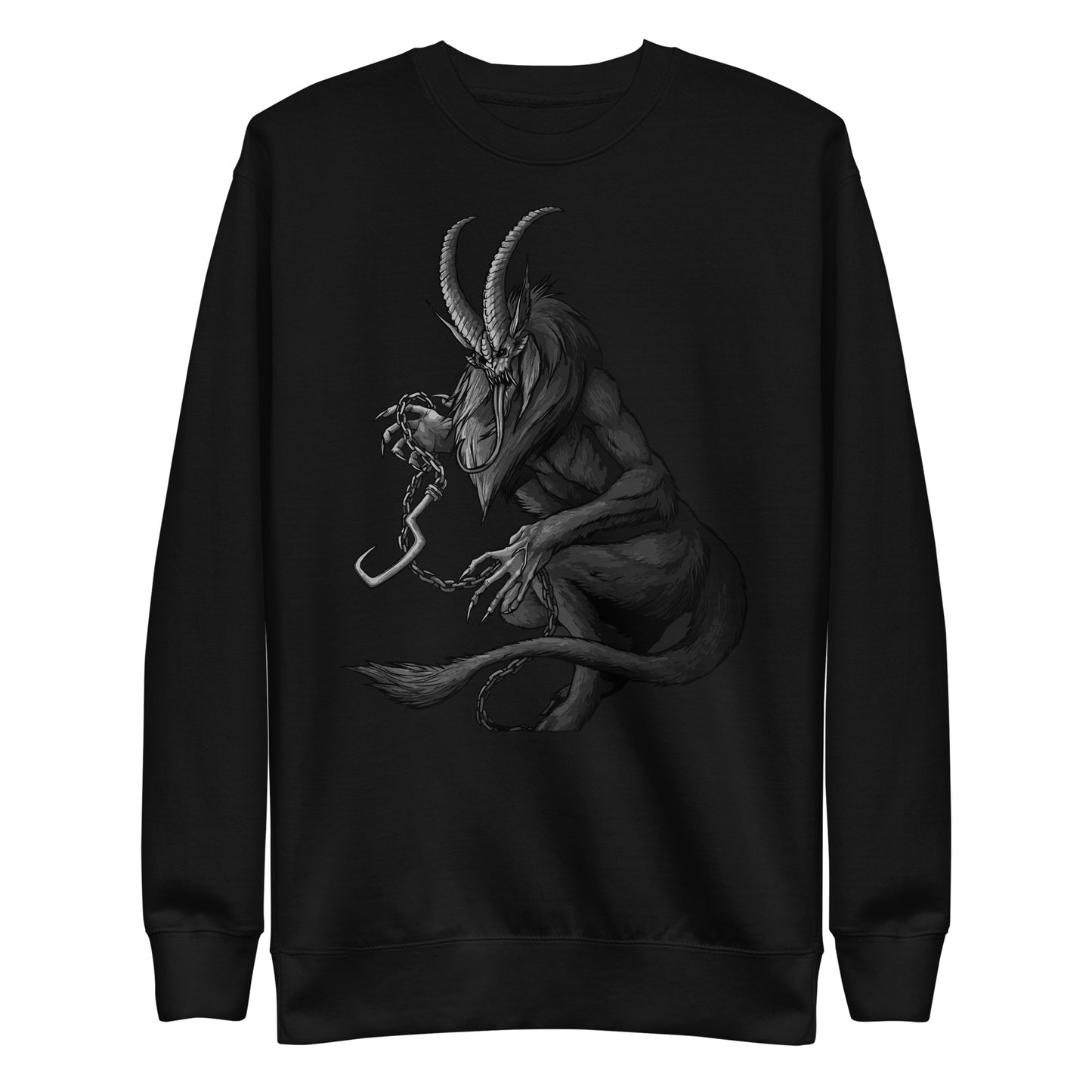 Krampus B&W - Unisex Premium Sweatshirt