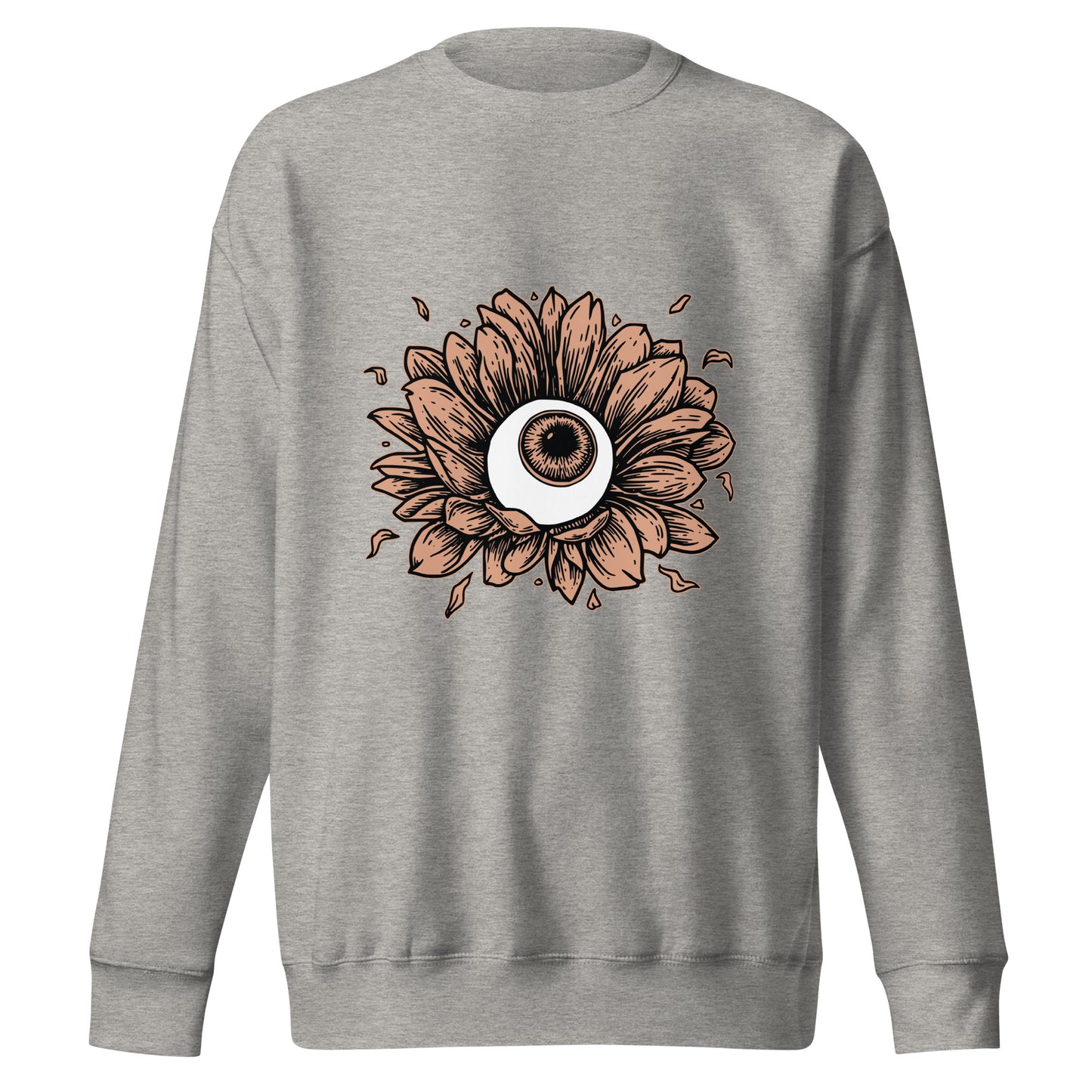 Cornea flower - Premium Unisex Crewneck Sweatshirt