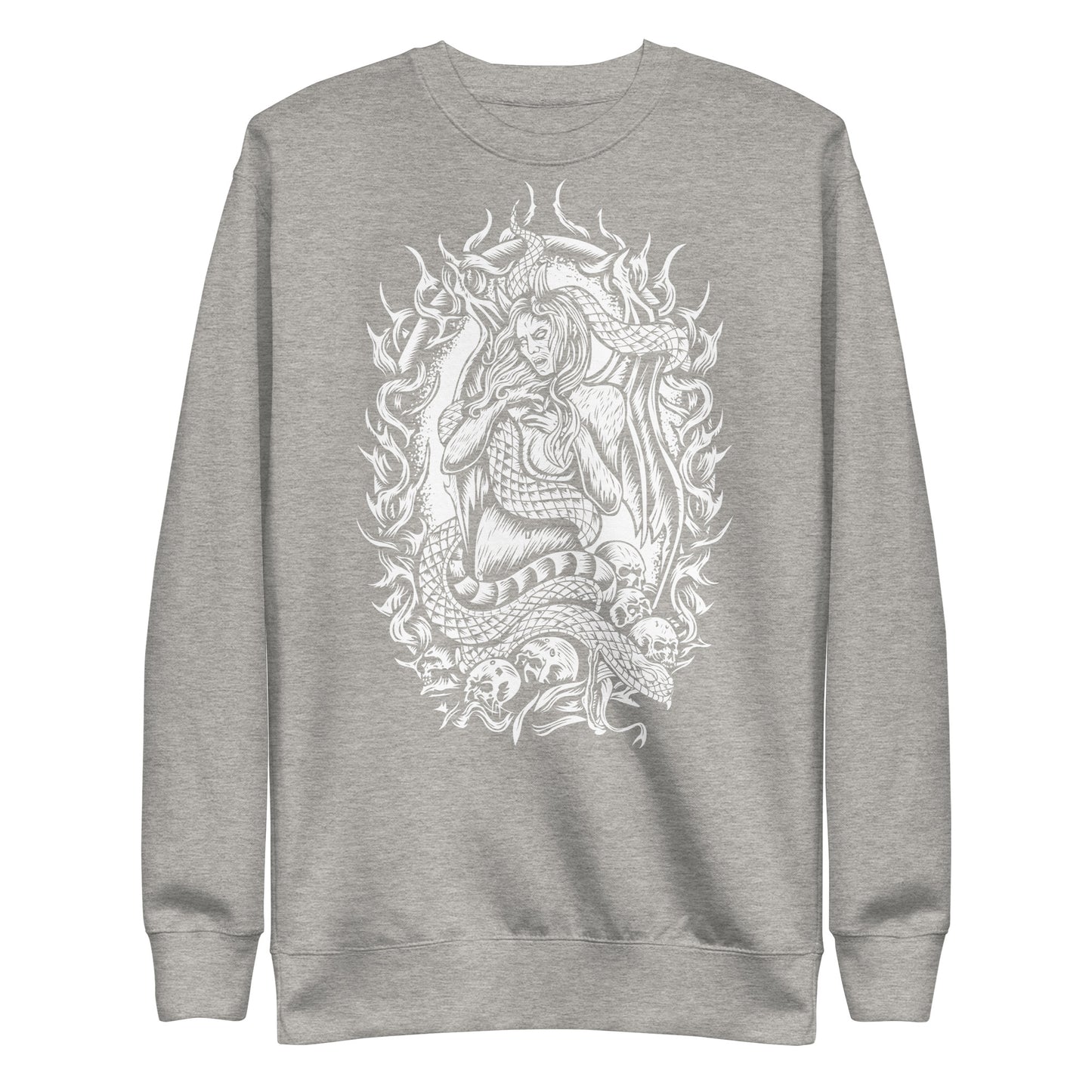 Medusa (B&W) - Unisex Premium Sweatshirt