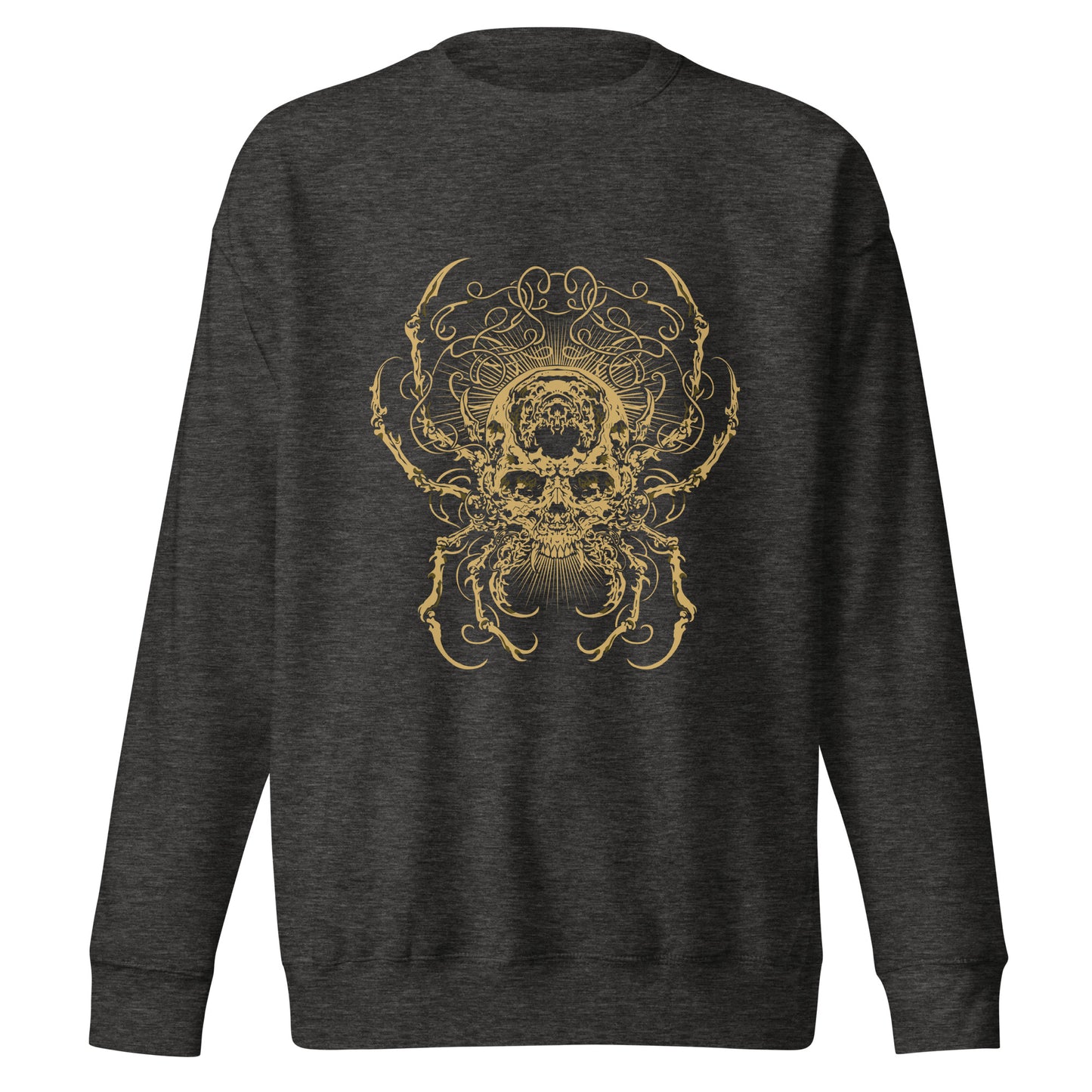 Skull Spider - Premium Unisex Crewneck Sweatshirt