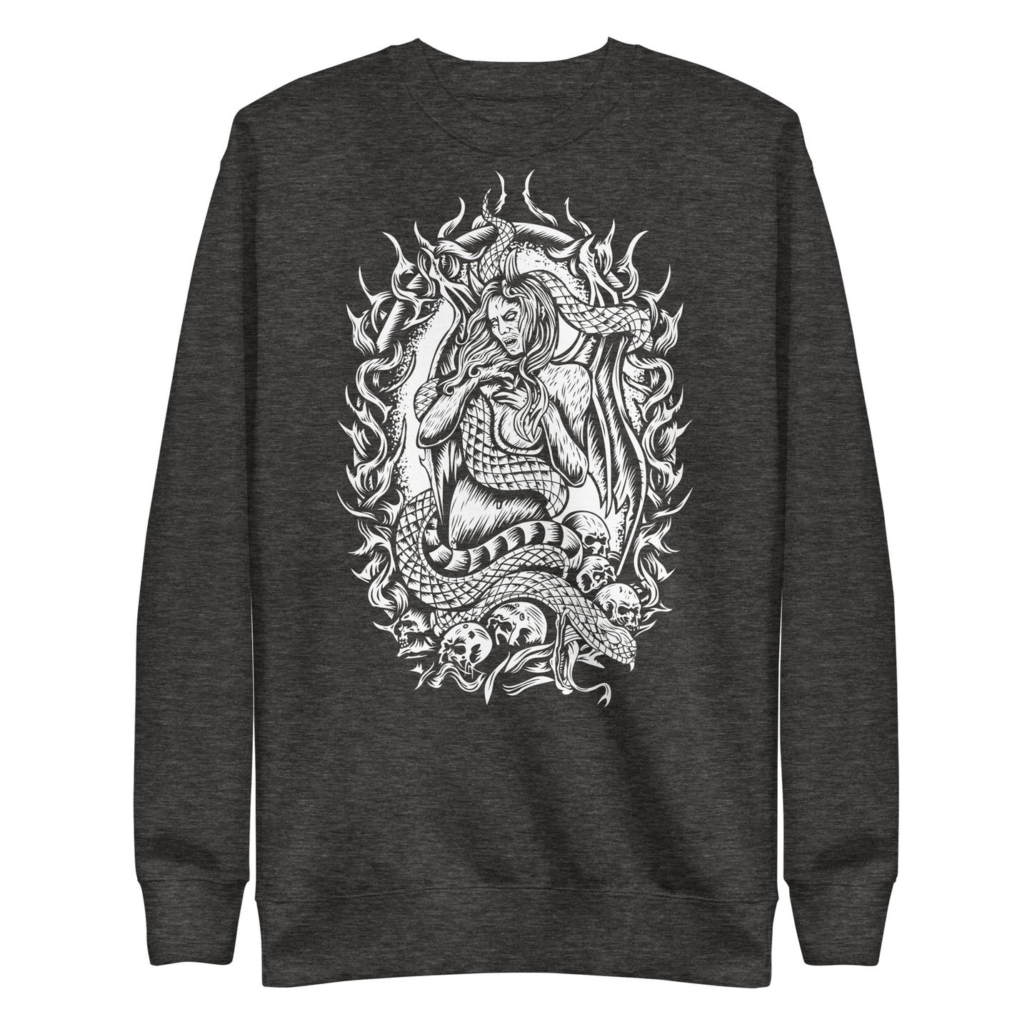 Medusa (B&W) - Unisex Premium Sweatshirt