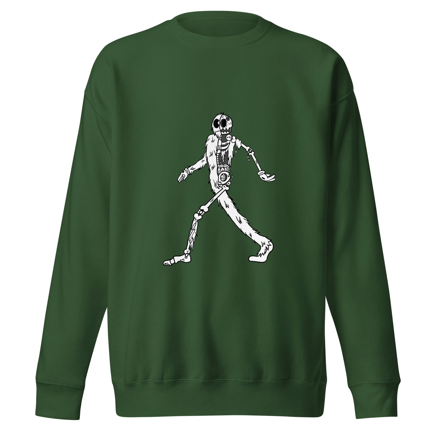 OG YETI Black & White - Premium Unisex Crewneck Sweatshirt