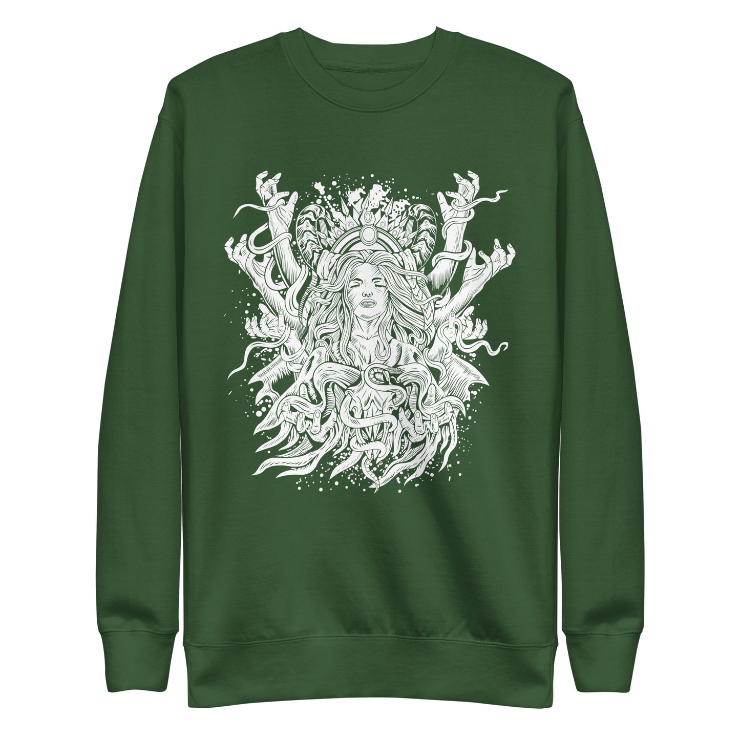 Dark Spirit B&W - Unisex Premium Sweatshirt