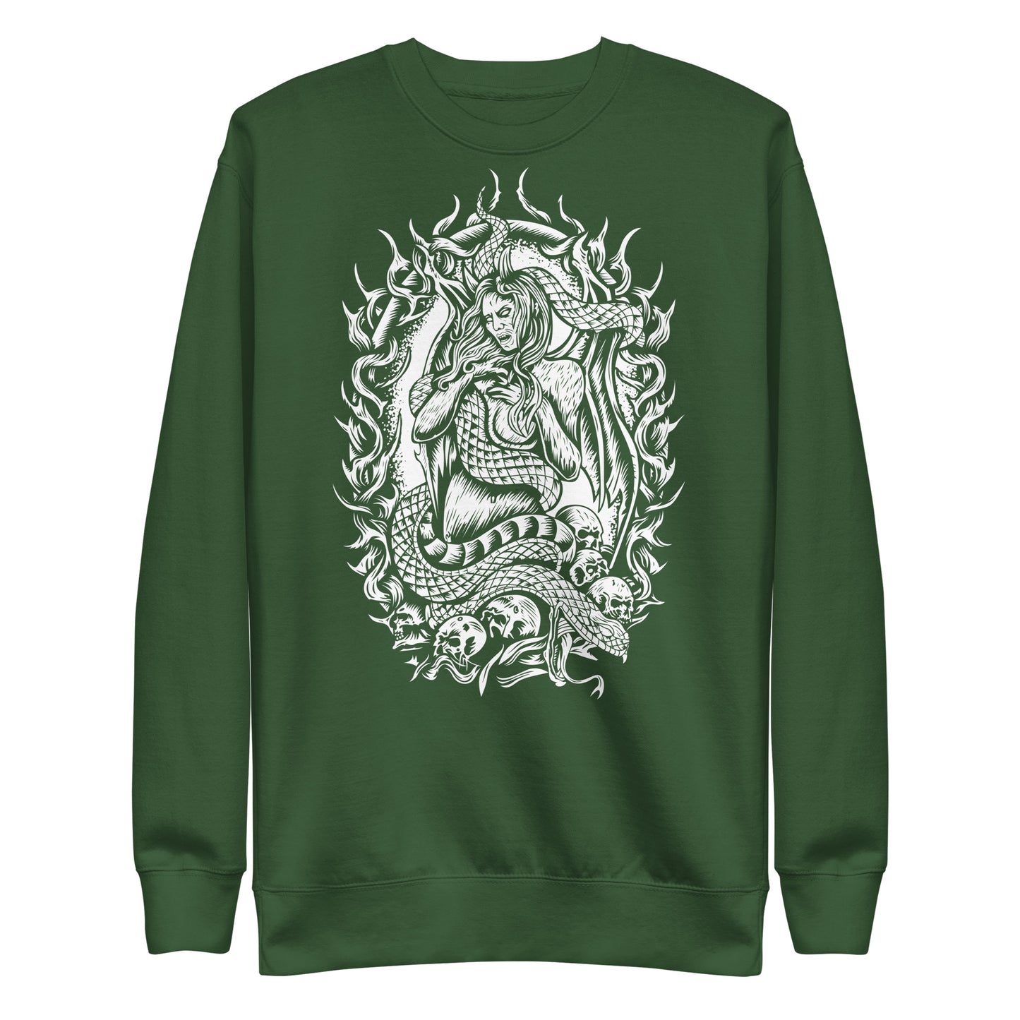 Medusa (B&W) - Unisex Premium Sweatshirt