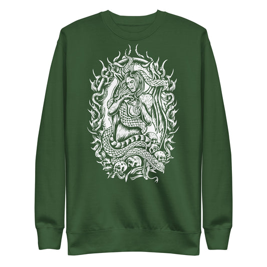 Medusa (B&W) - Unisex Premium Sweatshirt