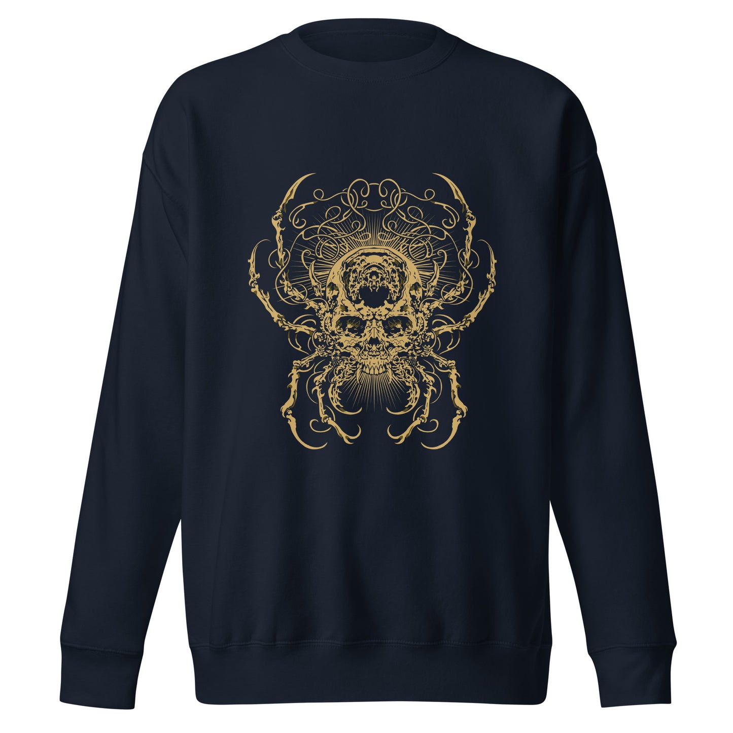 Skull Spider - Premium Unisex Crewneck Sweatshirt